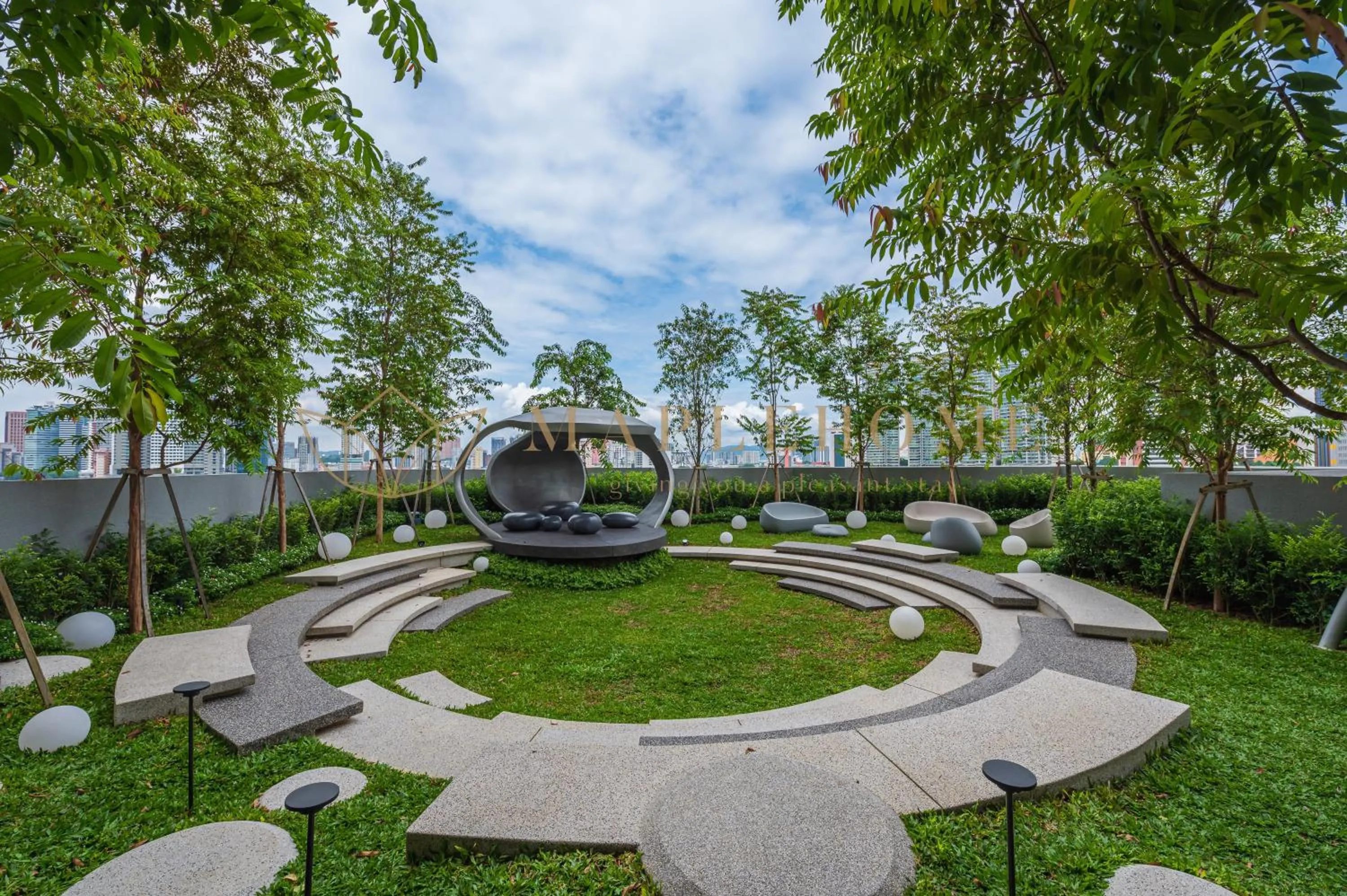 Garden in Scarletz Premier Suites Kuala Lumpur