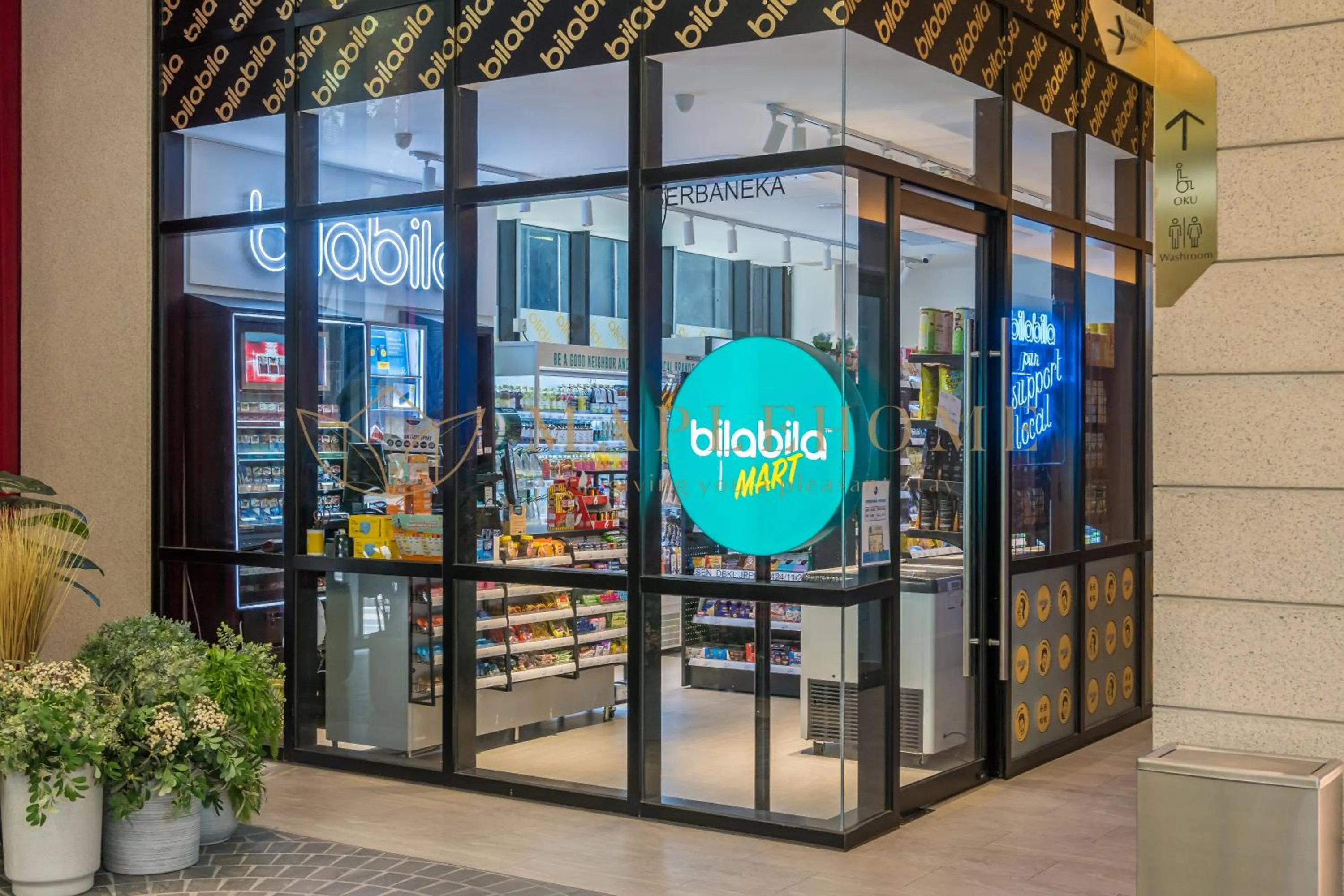 On-site shops in Scarletz Premier Suites Kuala Lumpur