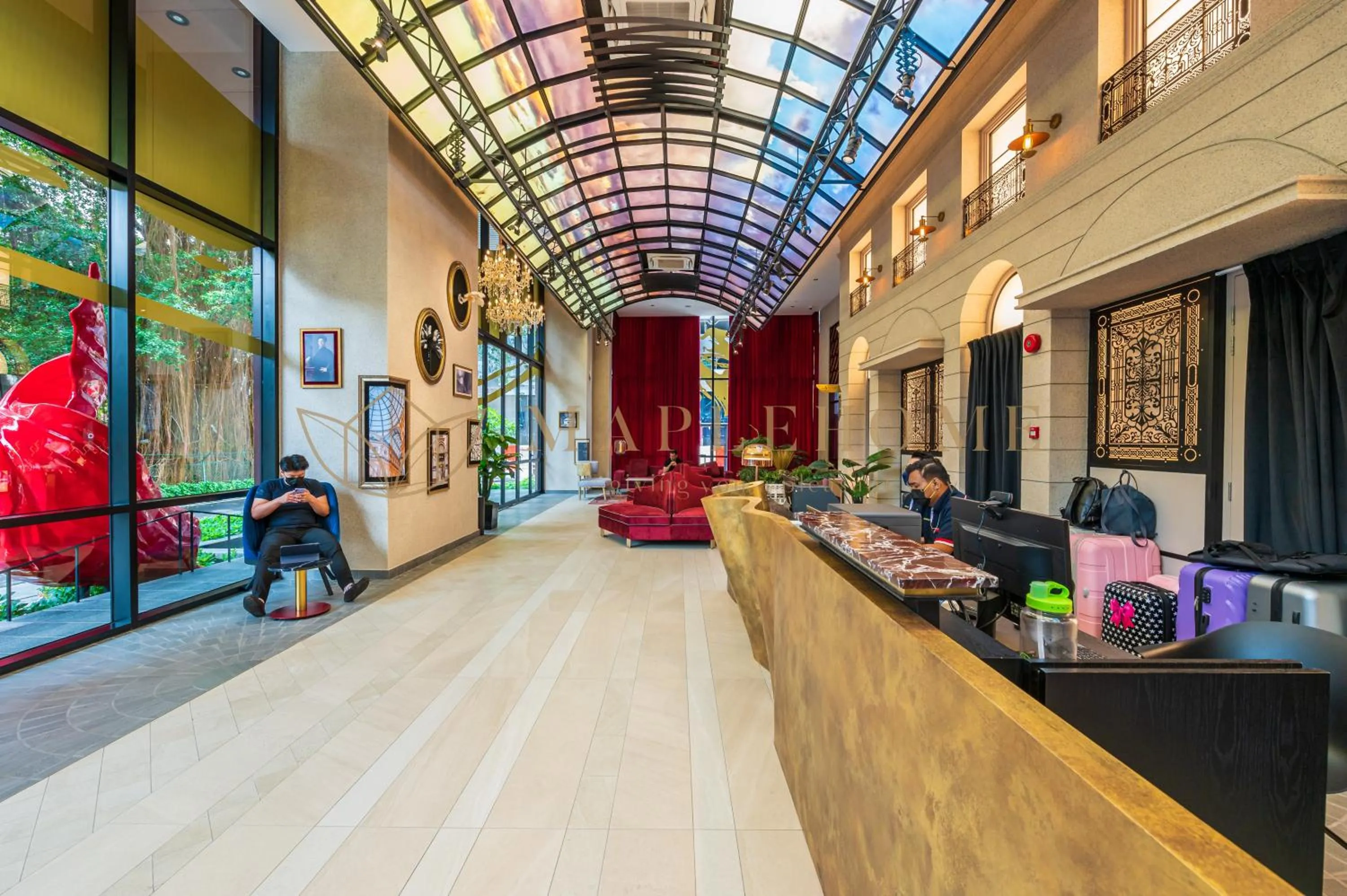 Lobby or reception in Scarletz Premier Suites Kuala Lumpur
