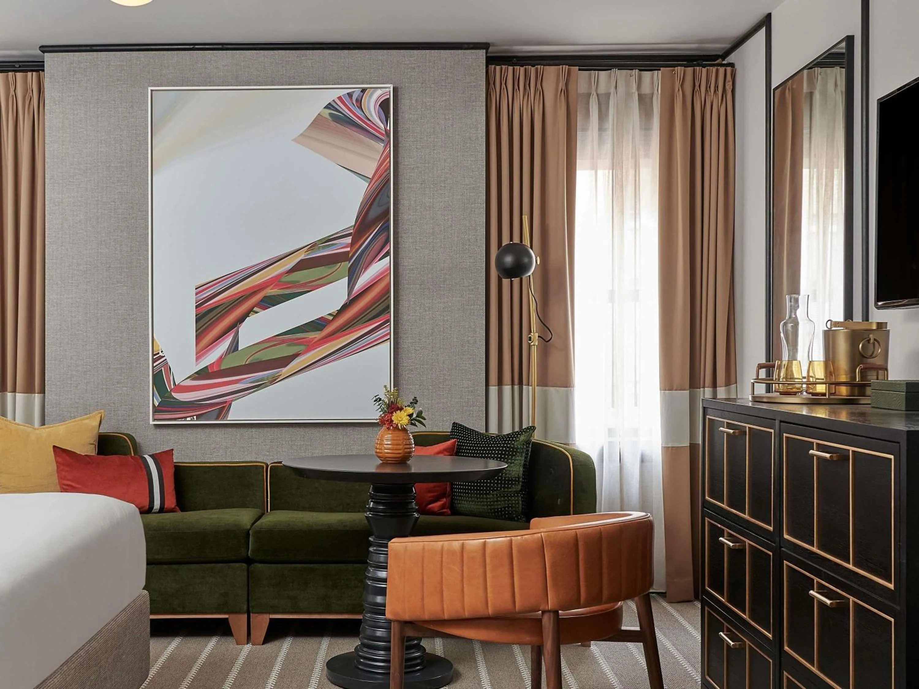 Bedroom, Bed in 21c Museum Hotel St Louis