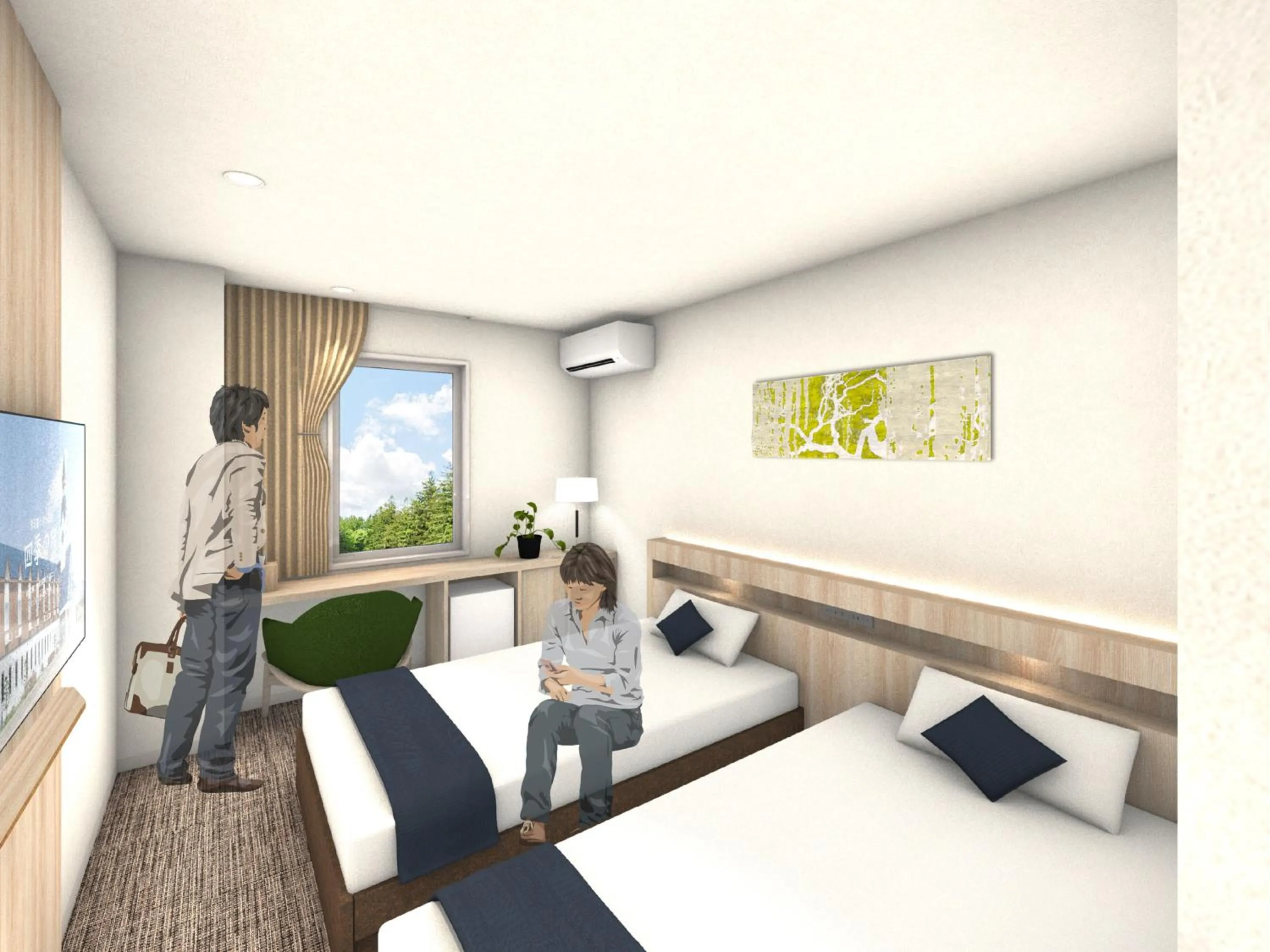 Photo of the whole room in Assabu Uzura Onsen Shiki no Yado