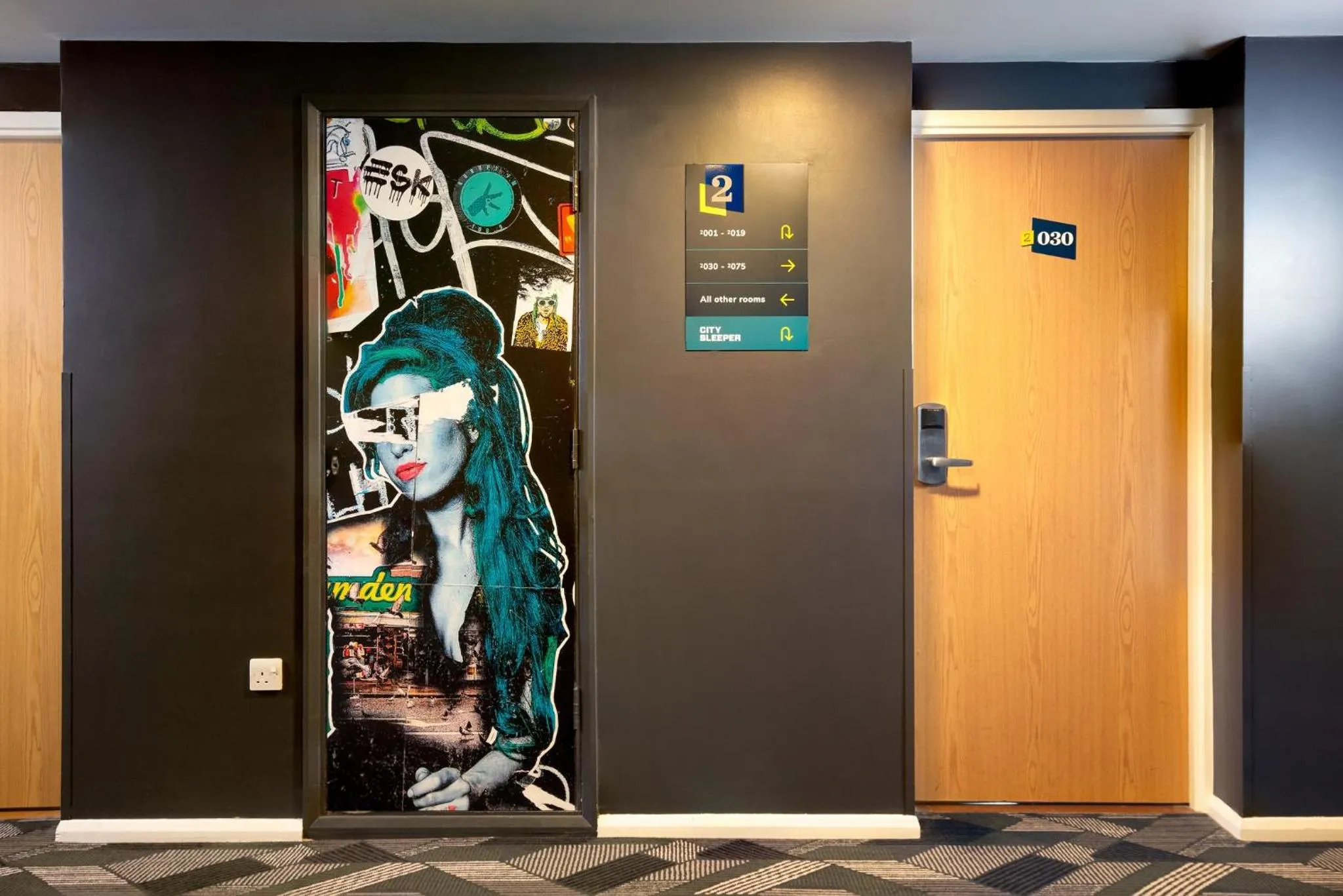 Decorative detail in Royal National Hotel