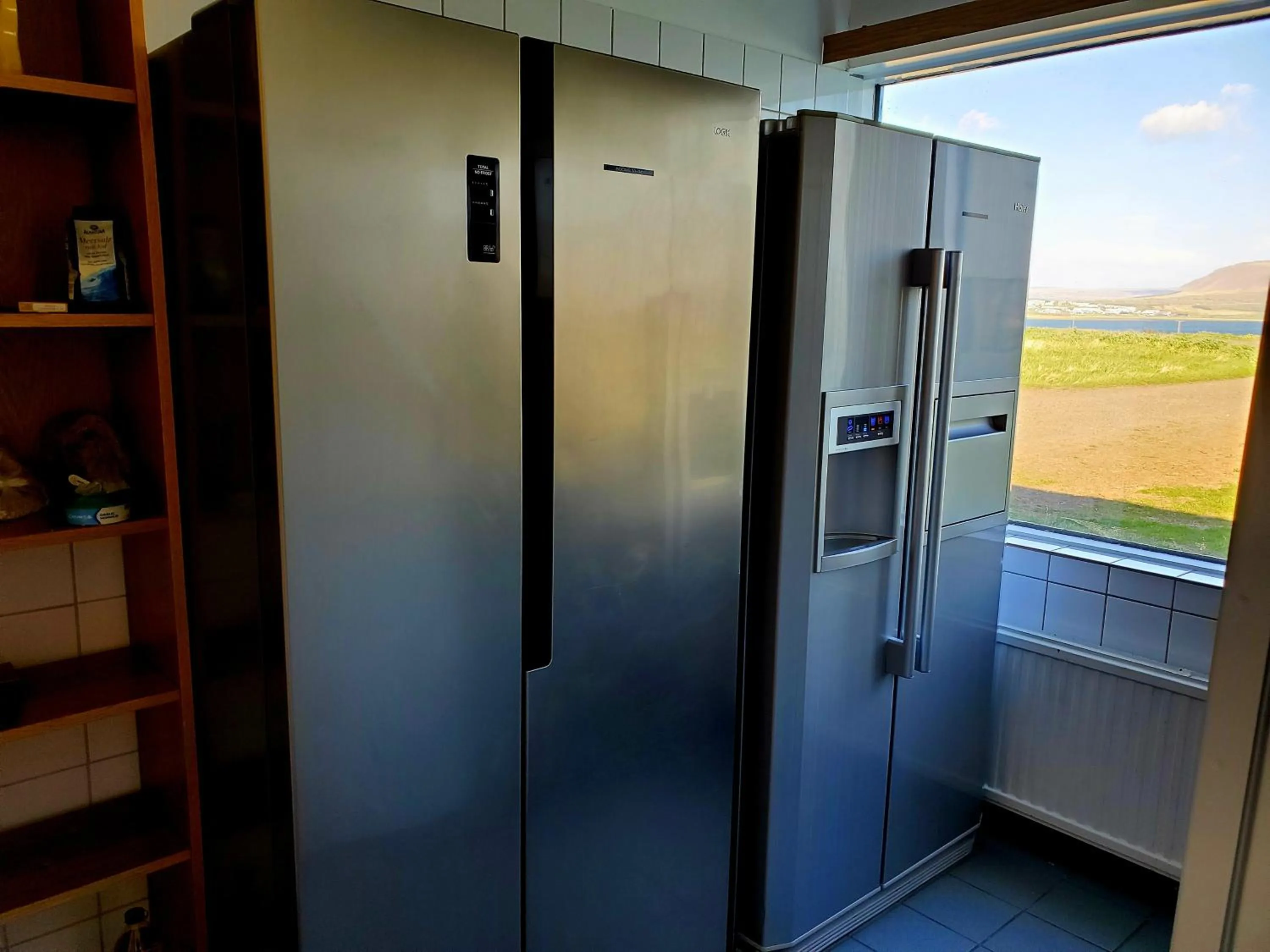 Kitchen or kitchenette in Víðines Guesthouse