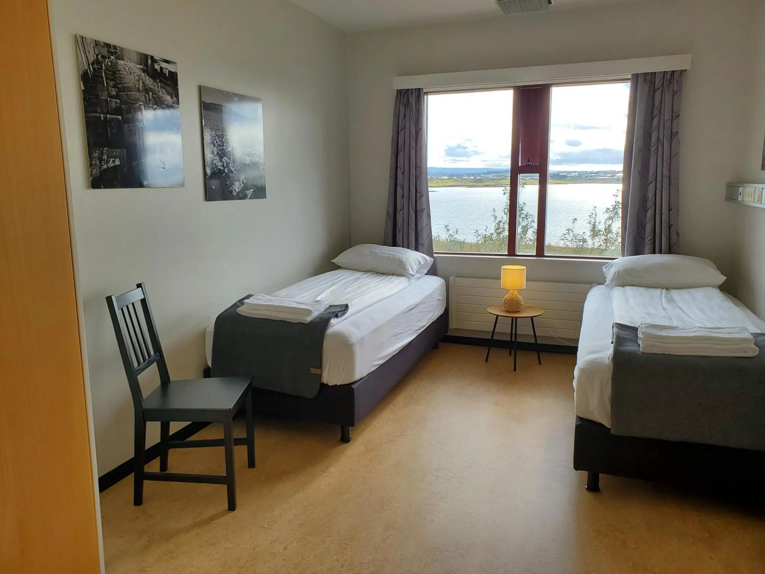 Bed in Víðines Guesthouse