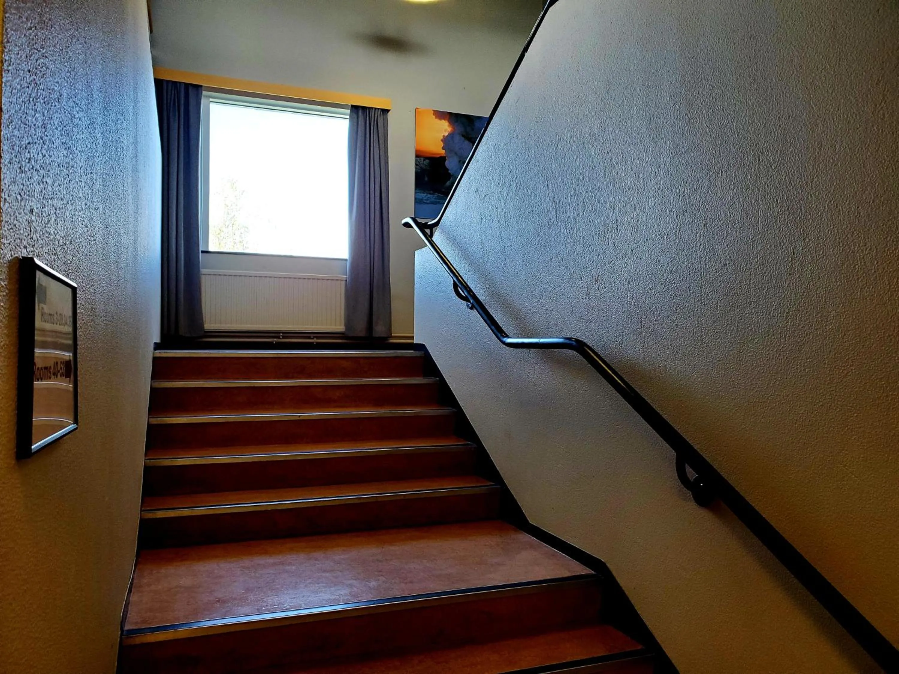 Living room in Víðines Guesthouse
