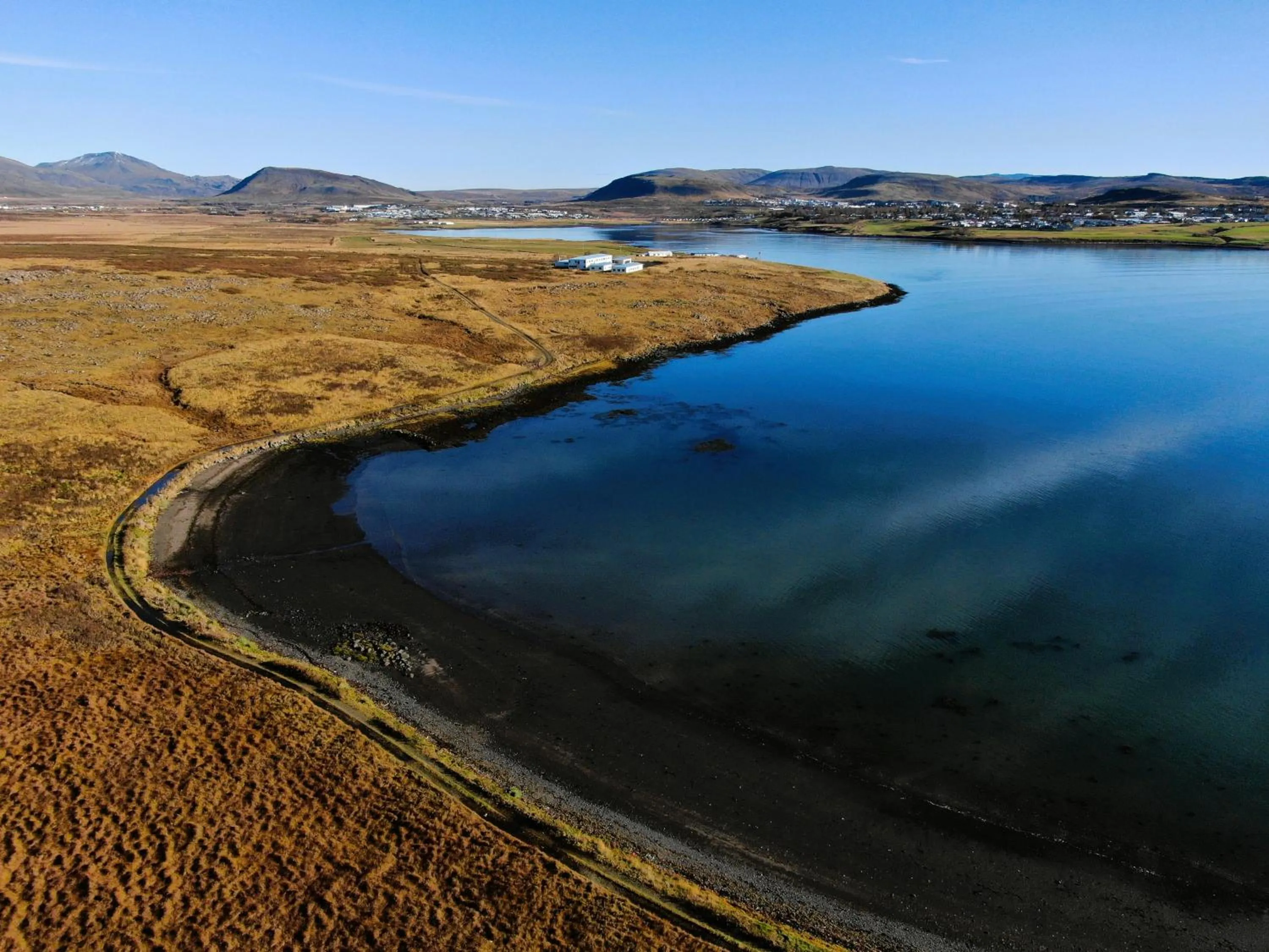 Natural landscape in Víðines Guesthouse