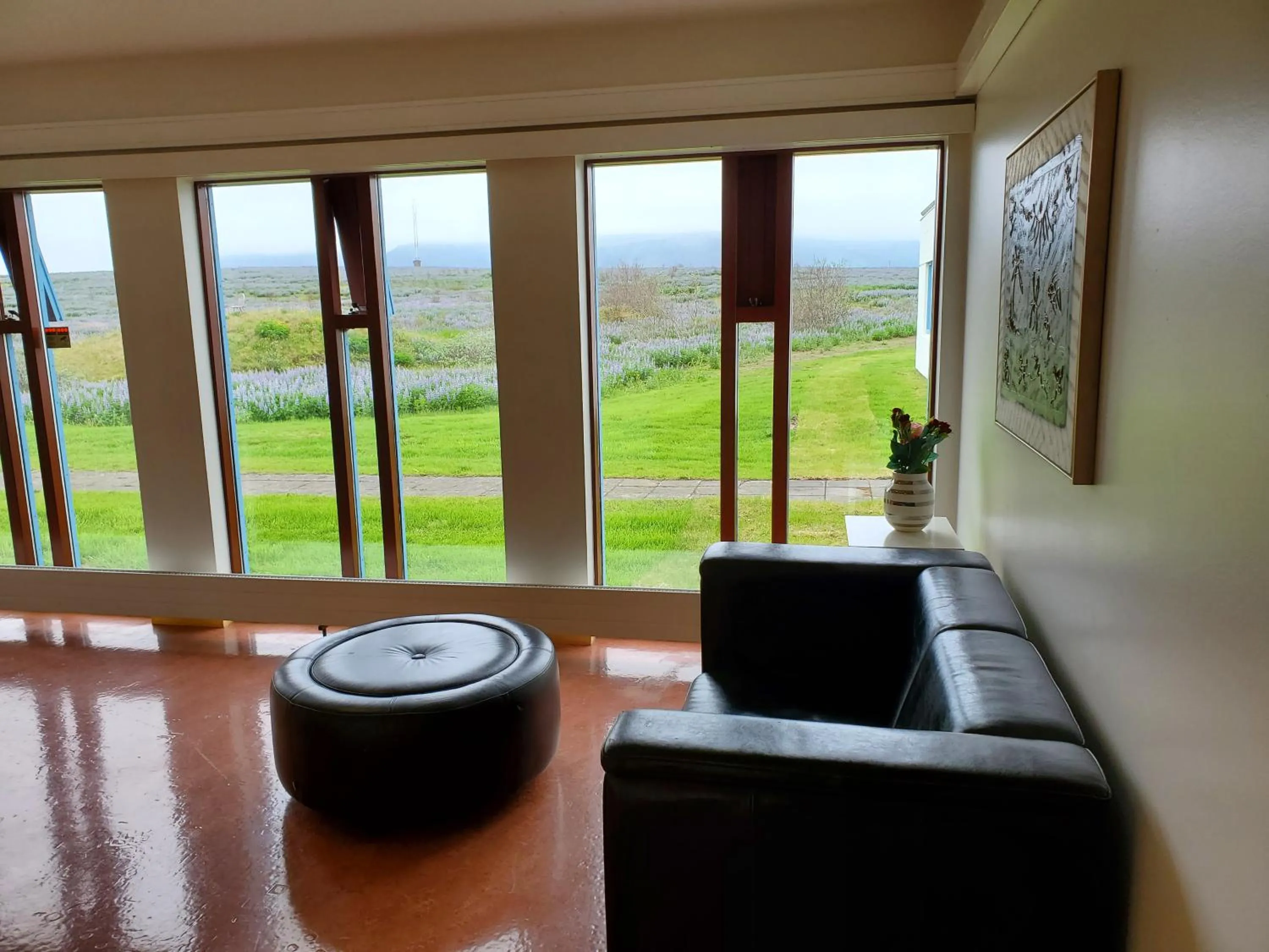 Natural landscape in Víðines Guesthouse