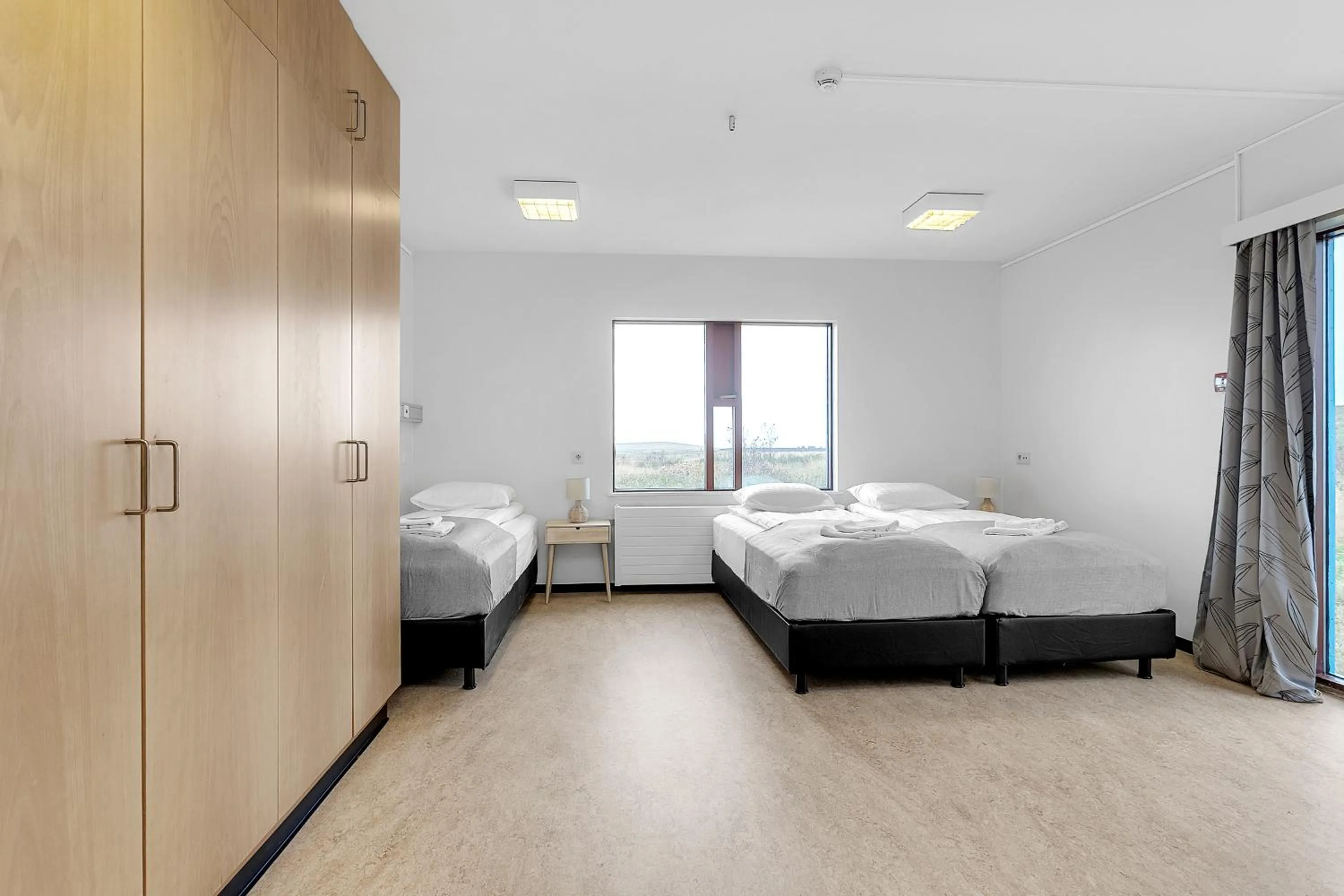 Bed in Víðines Guesthouse