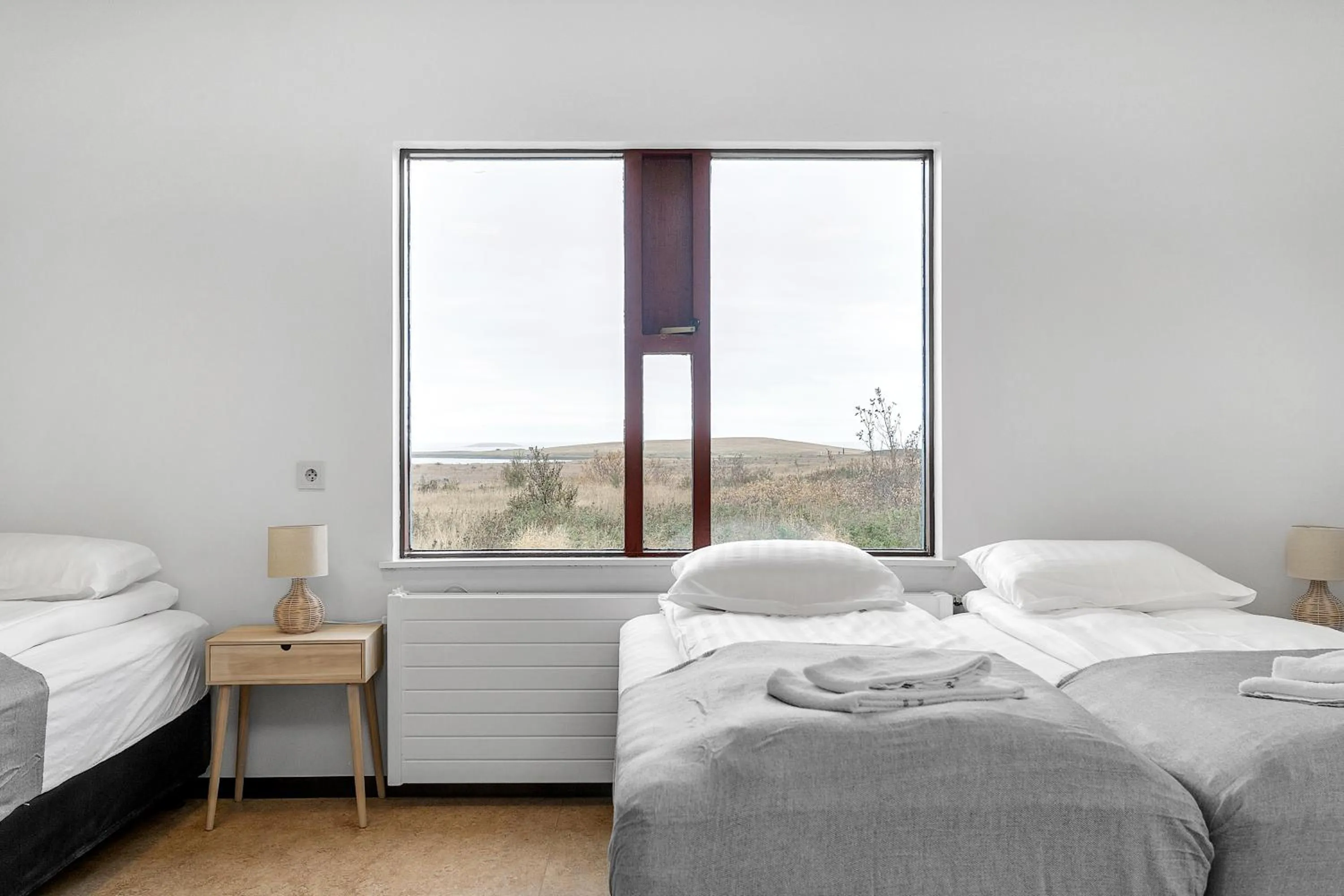 Bed in Víðines Guesthouse