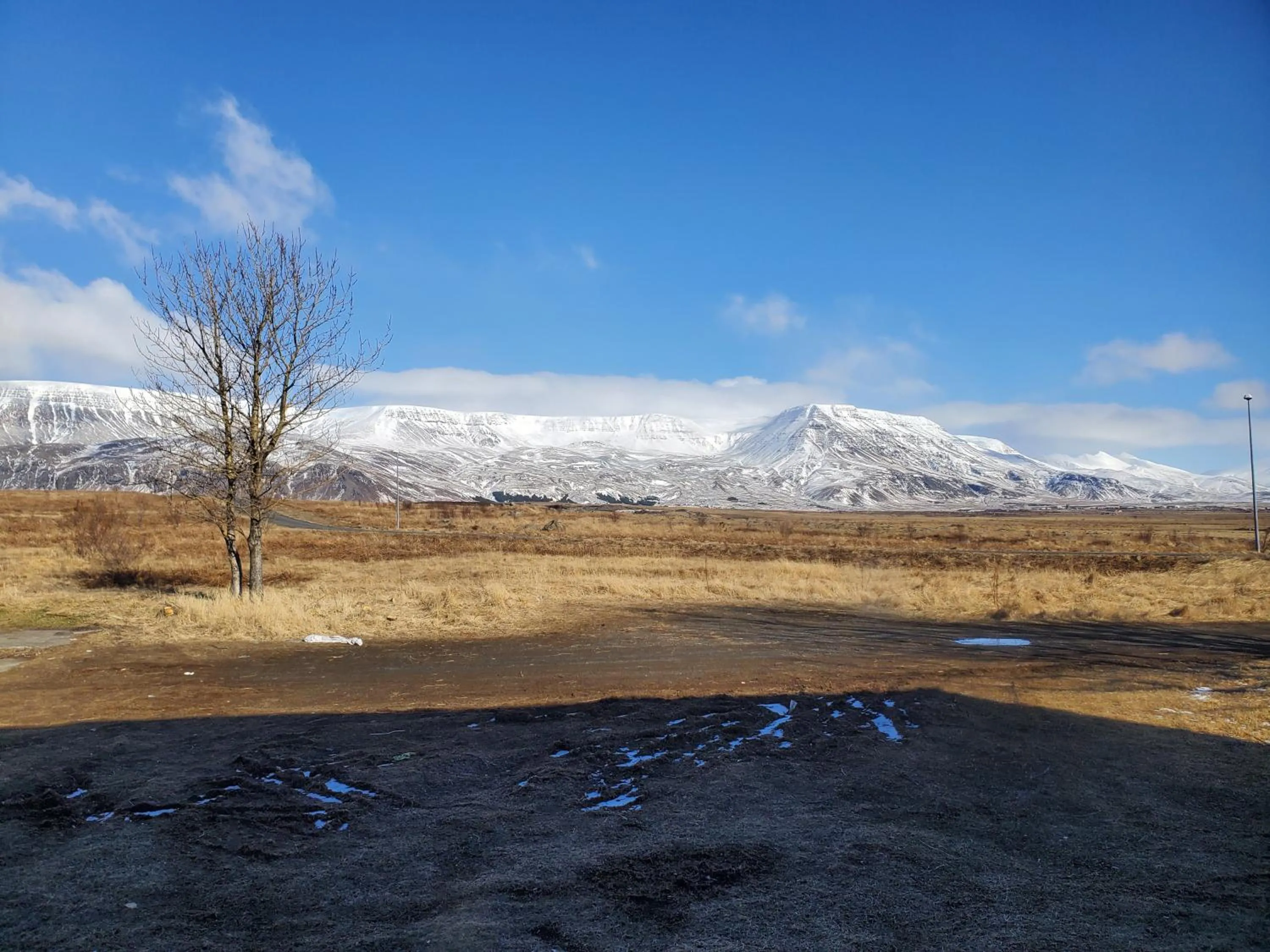Mountain view in Víðines Guesthouse