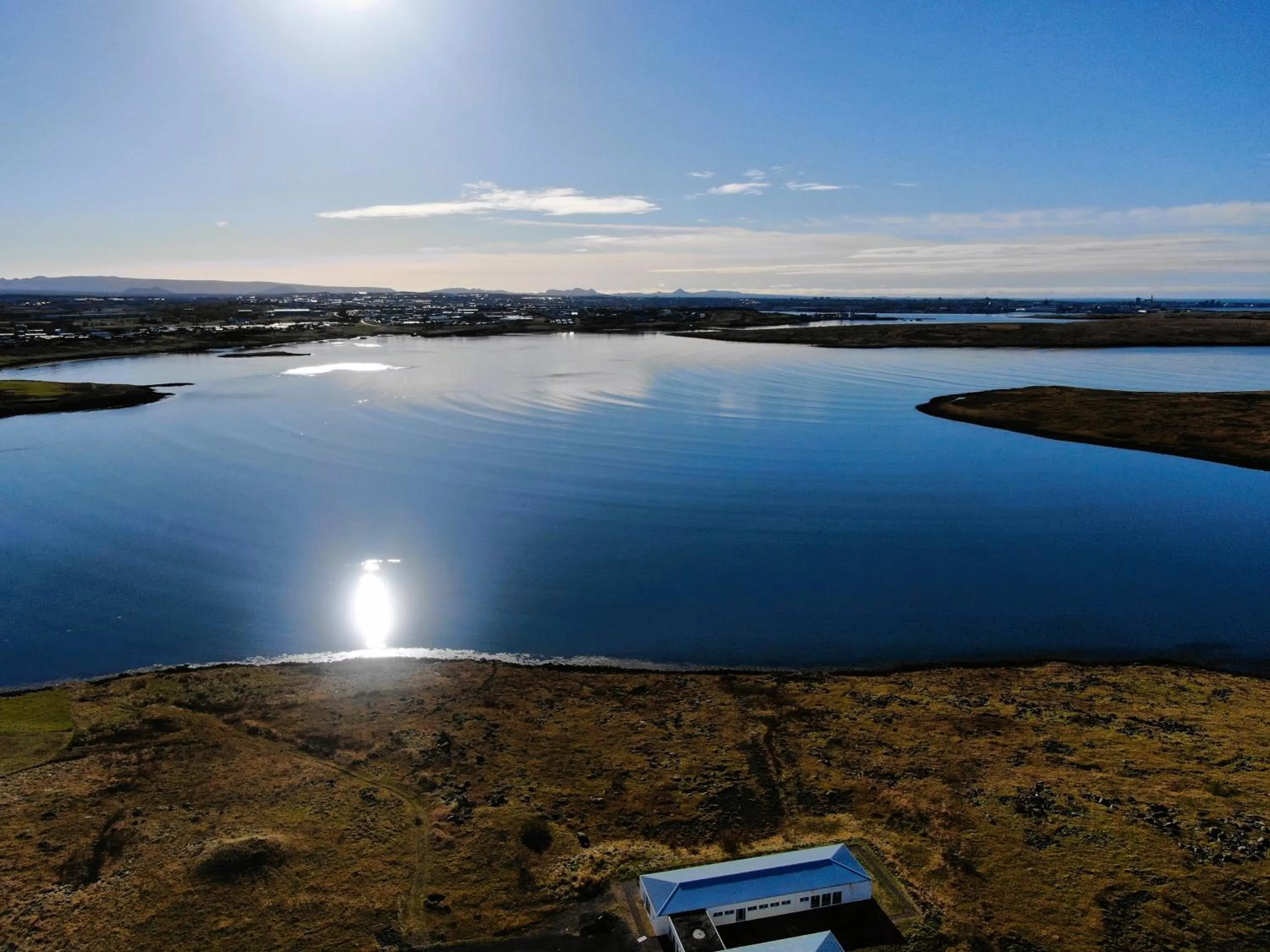 Natural landscape in Víðines Guesthouse