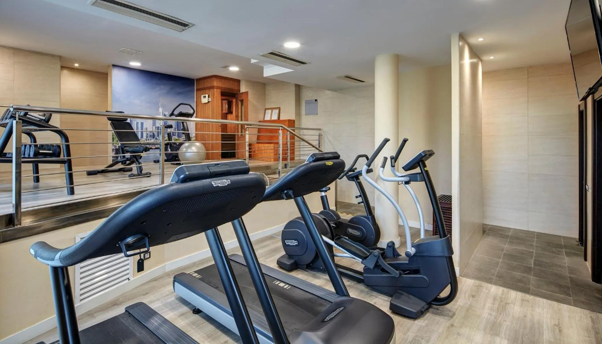 Fitness centre/facilities in Sercotel Sant Boi