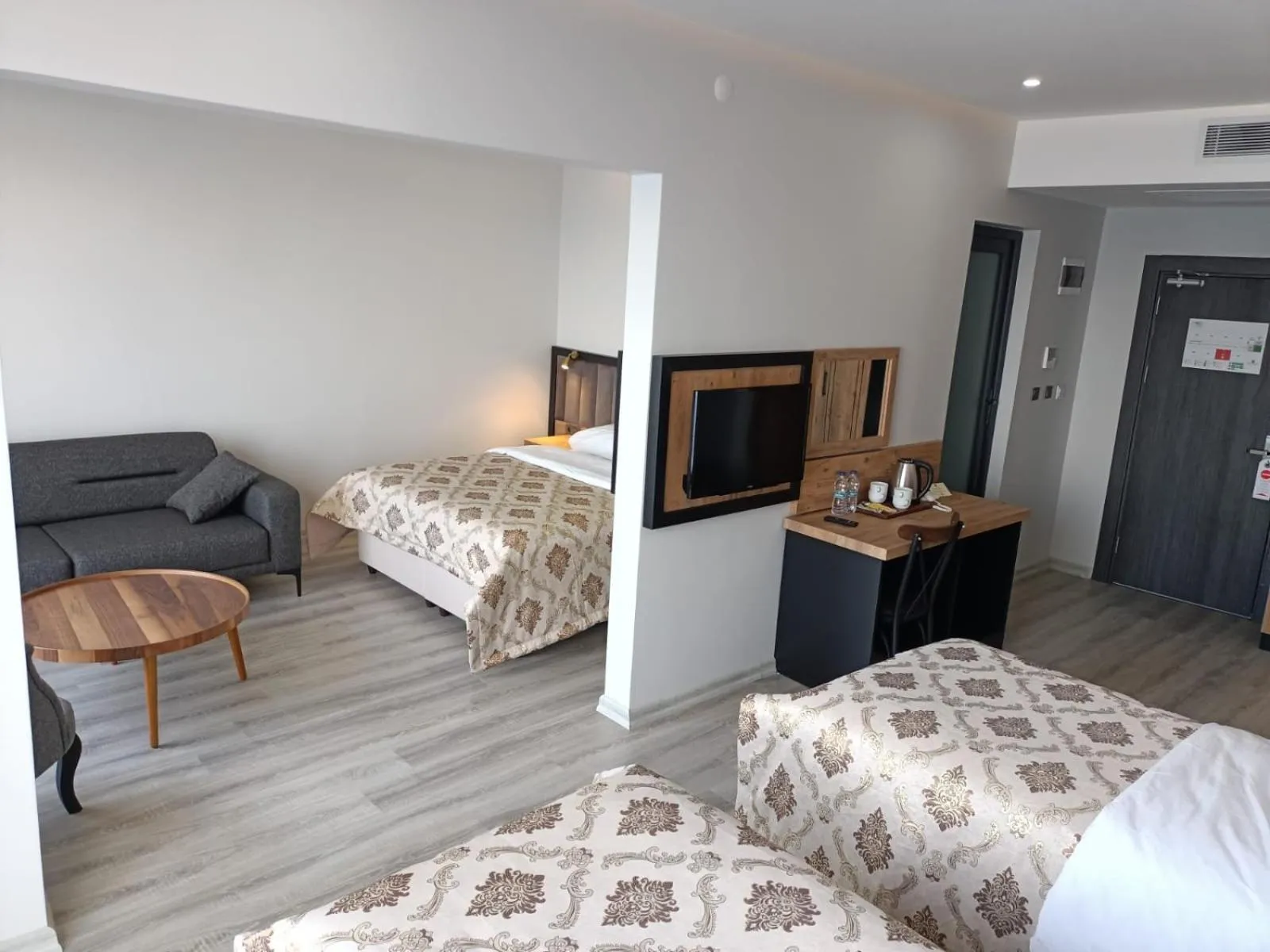 Bed in The Marine Hotel