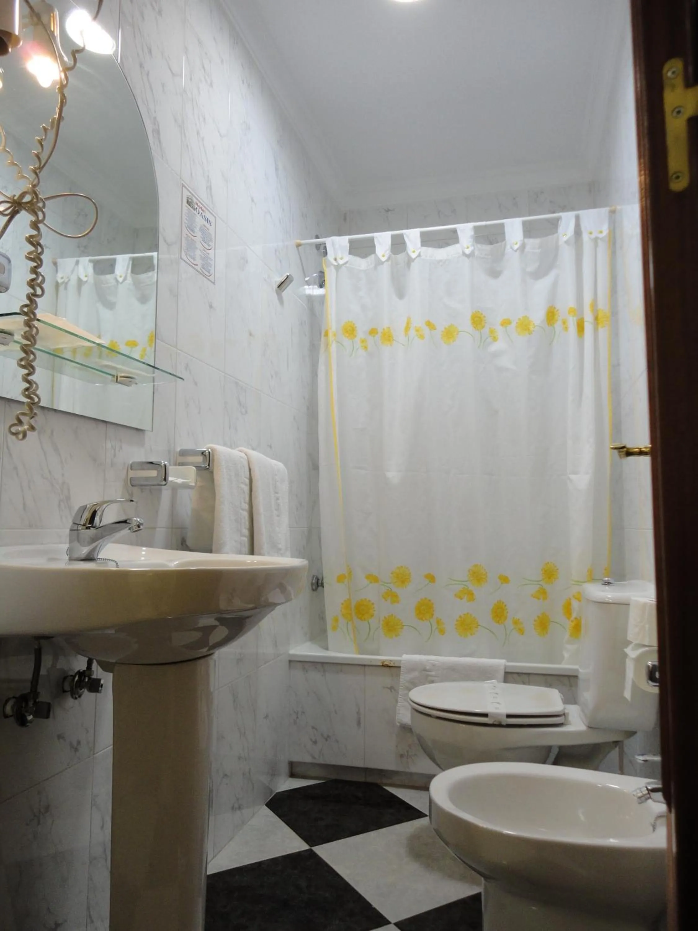 Toilet in Hotel Oasis