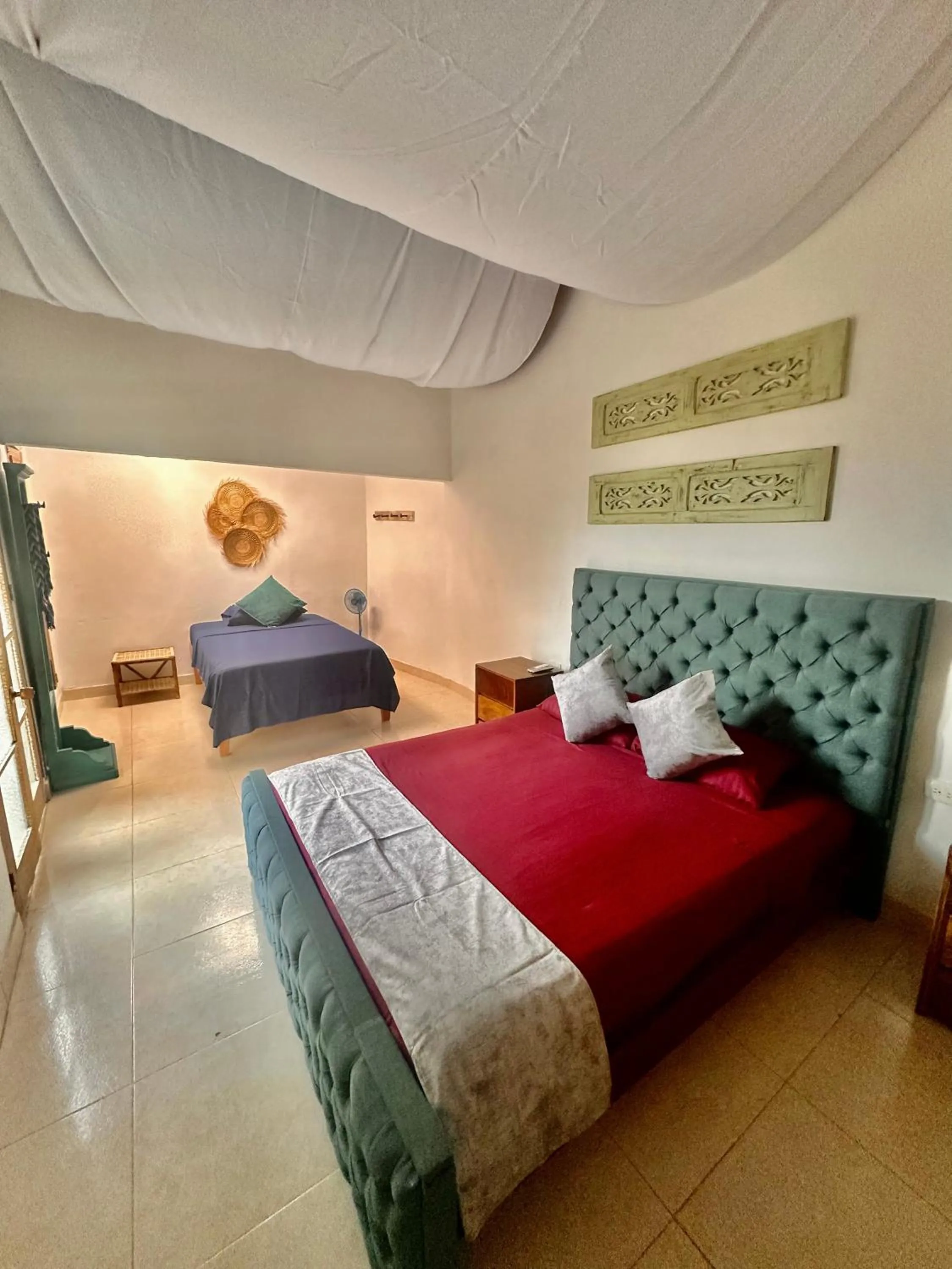 Bed in HOTEL RENASCI PALOMINO