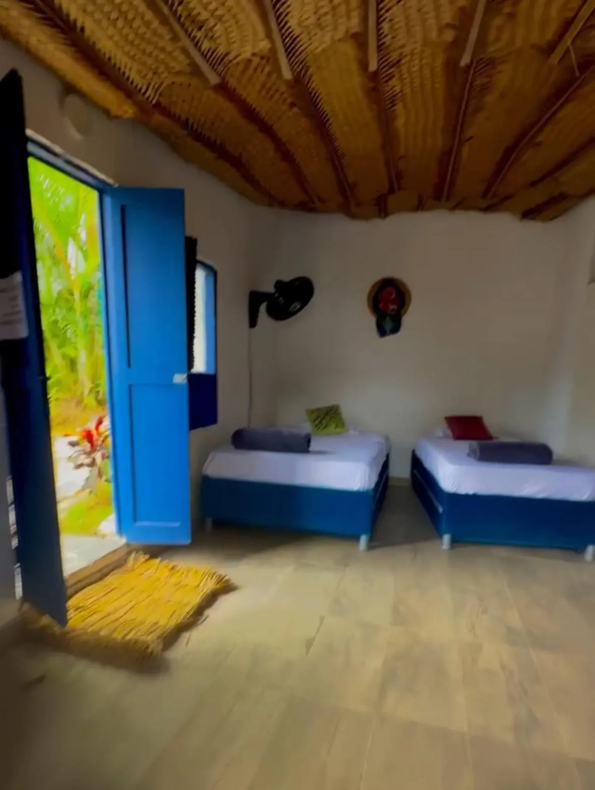 Bed in HOTEL RENASCI PALOMINO