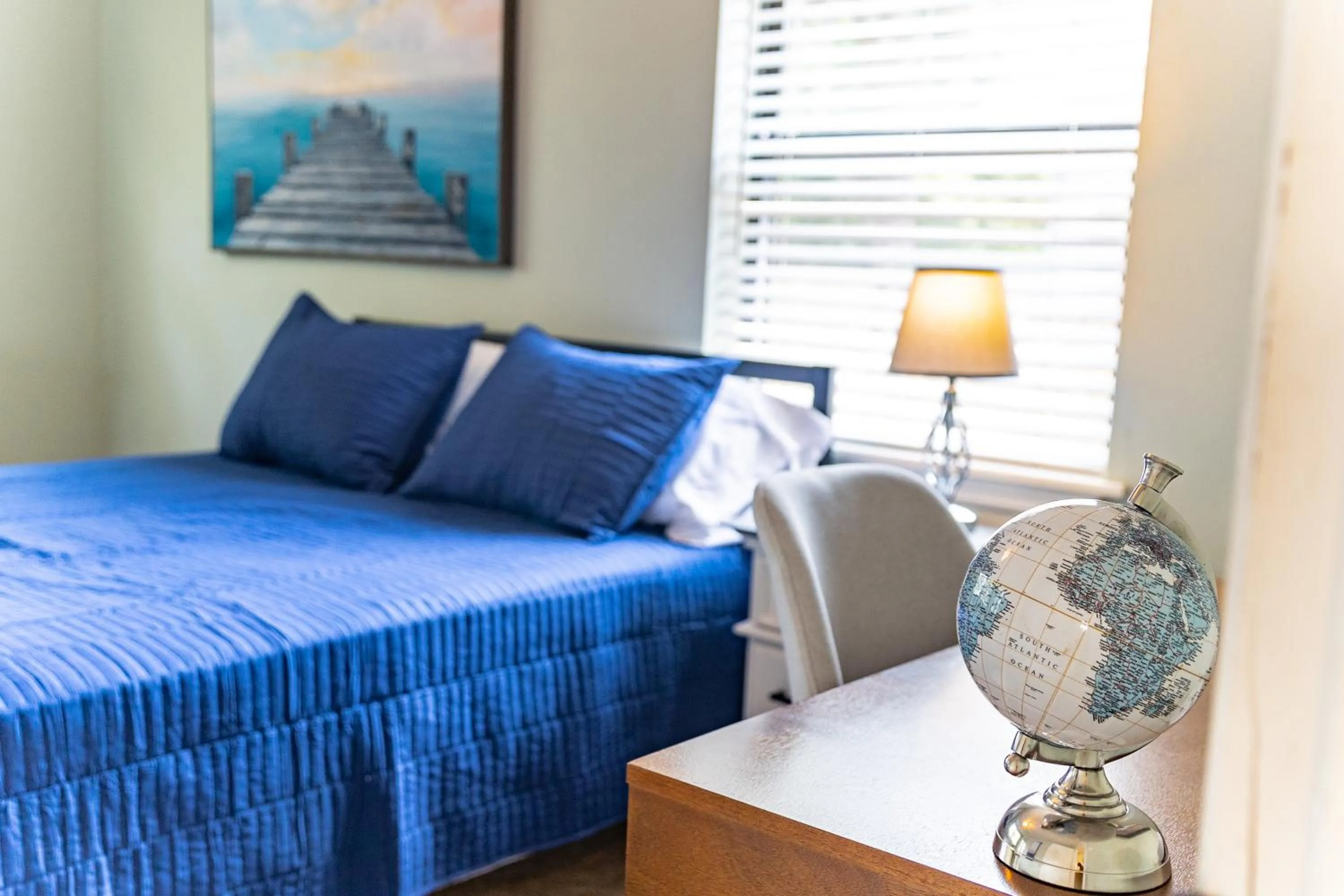 Bedroom, Bed in Pool & Hot Tub Home w Game Room! 1 Mile to Beach!