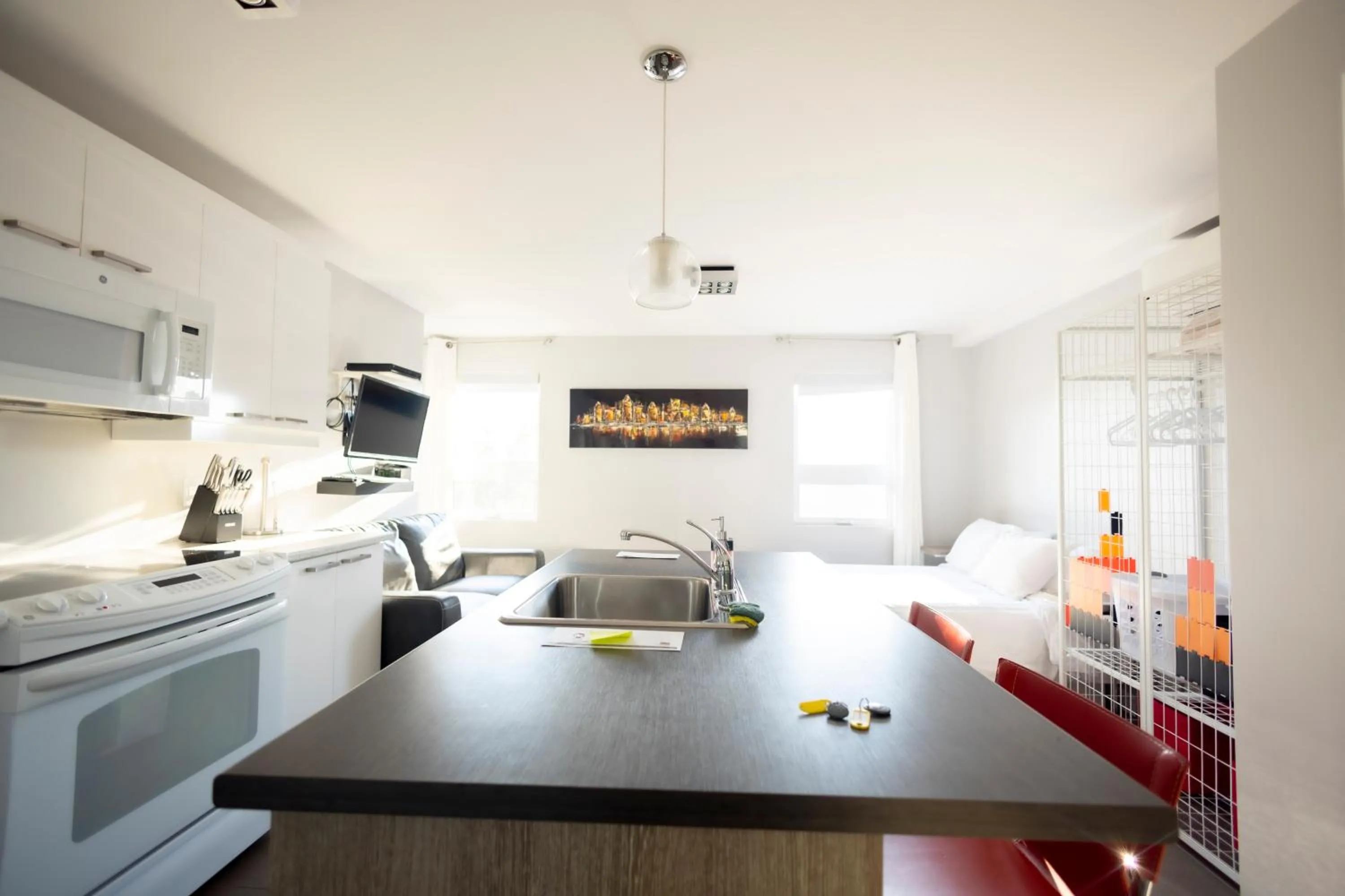 Kitchen or kitchenette in Le Chic-Urbain