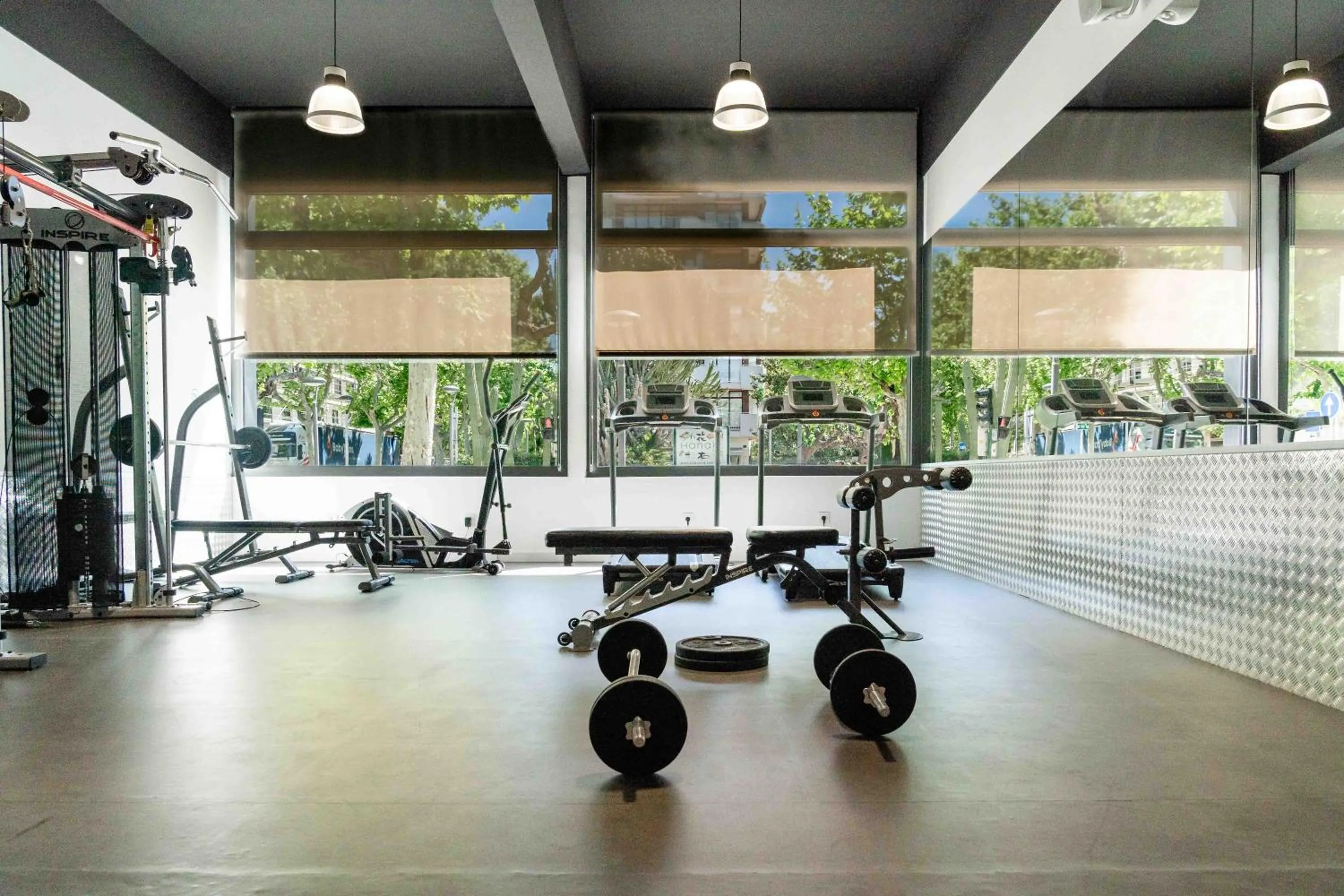 Fitness centre/facilities in Hotel Planas