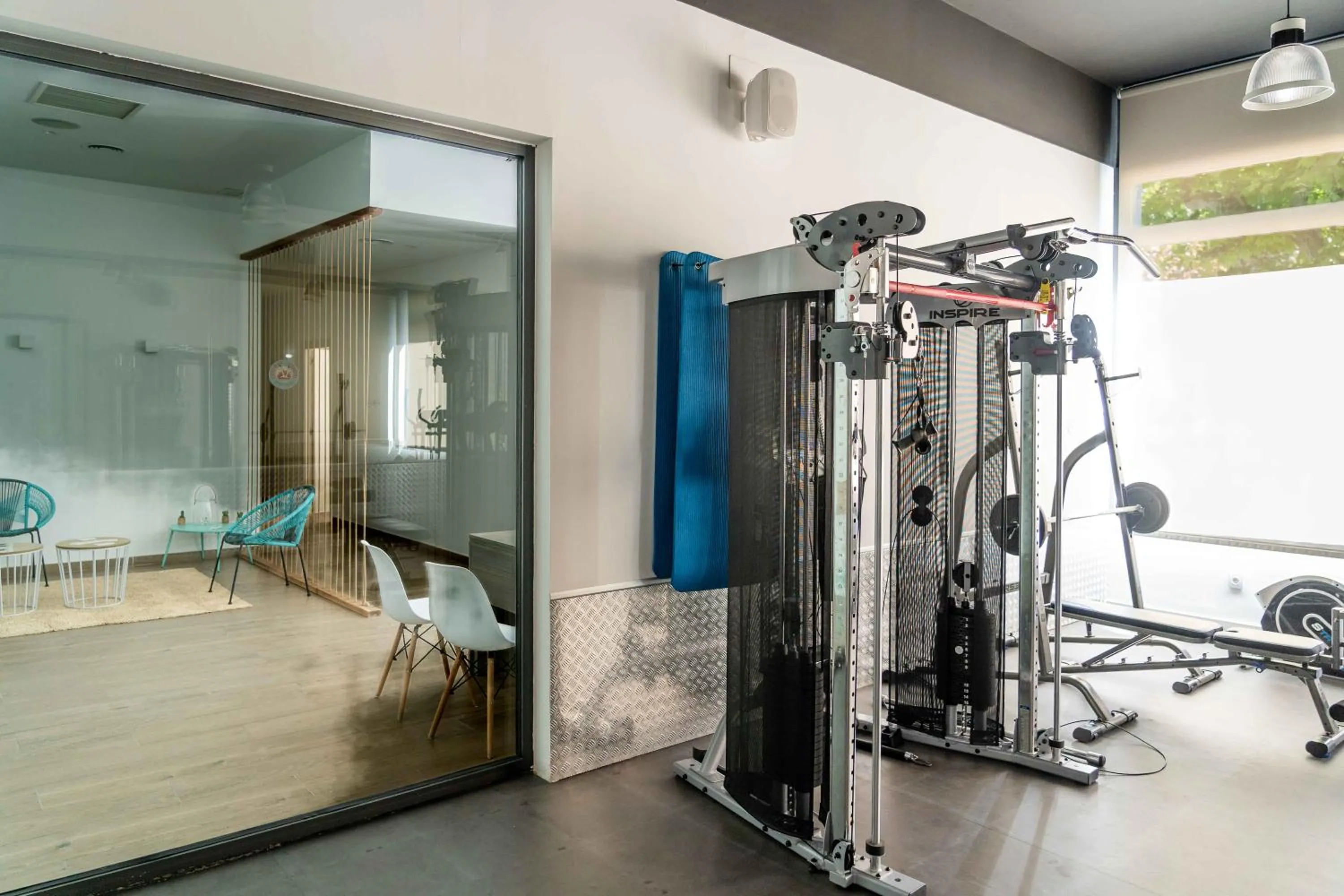 Fitness centre/facilities in Hotel Planas