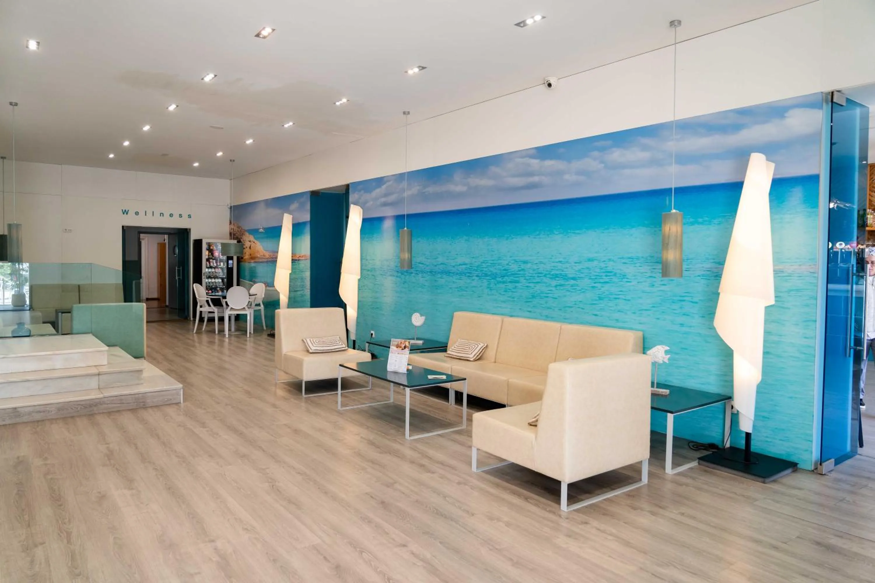 Lobby or reception in Hotel Planas