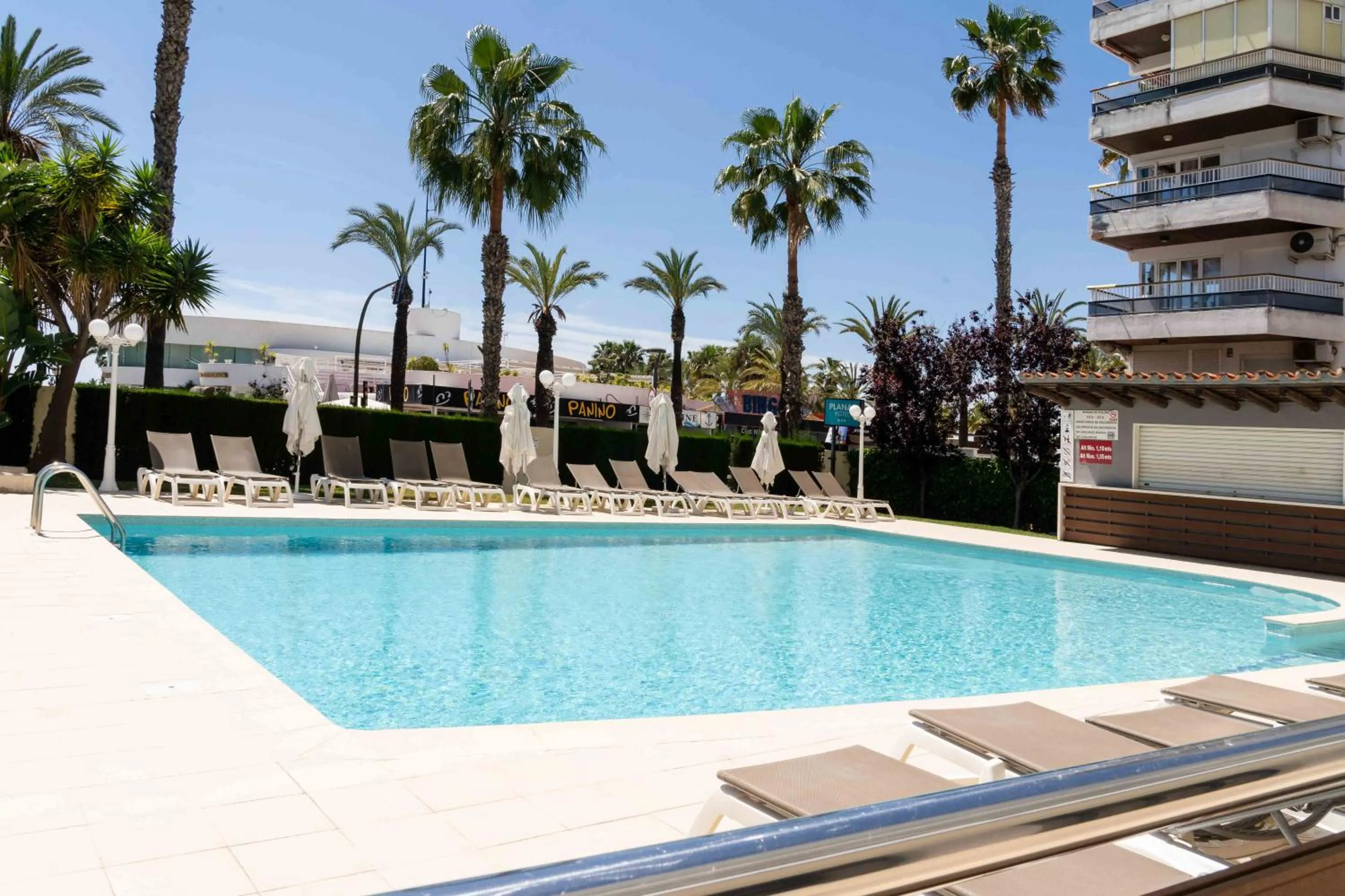 Swimming pool in Hotel Planas