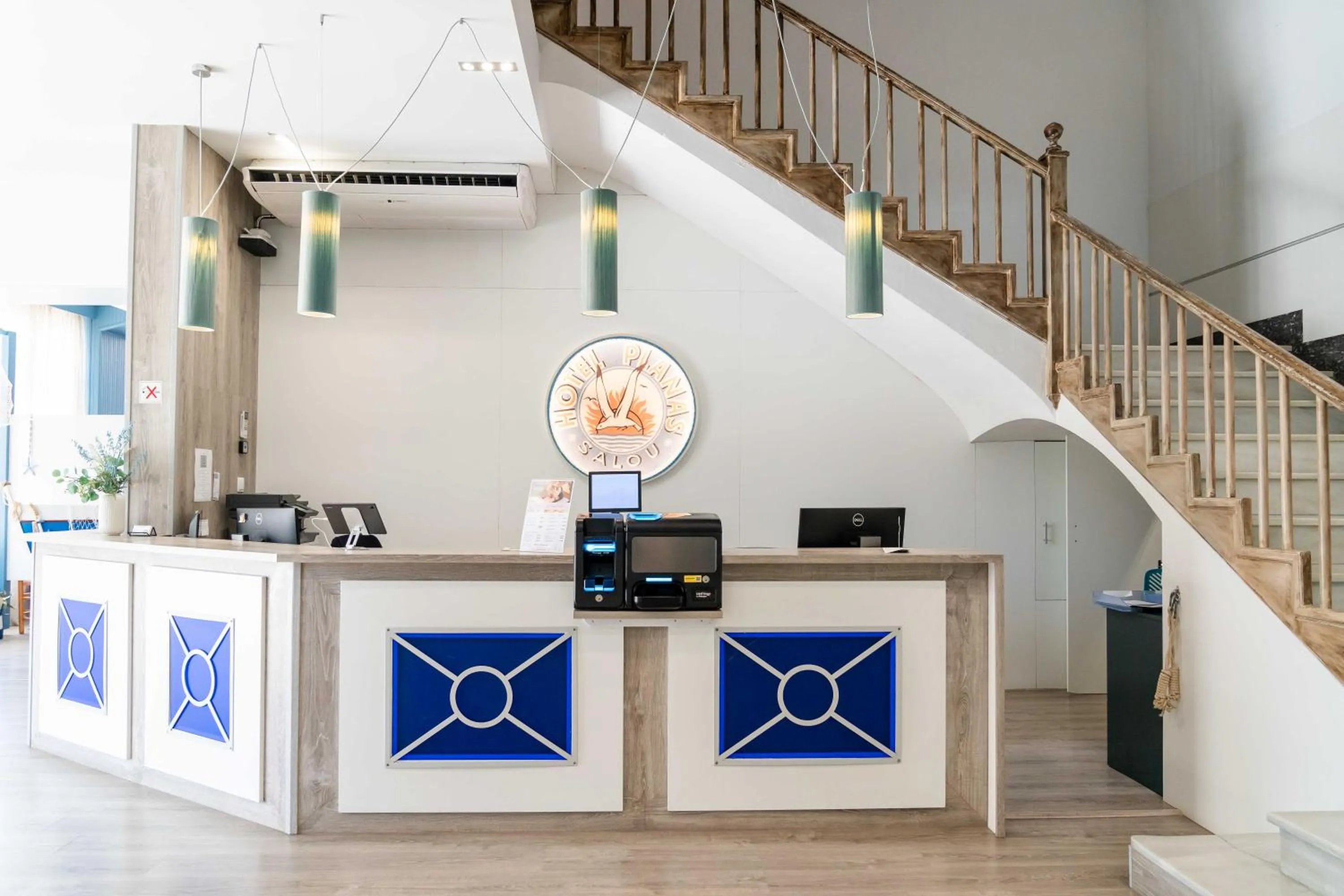 Lobby or reception in Hotel Planas