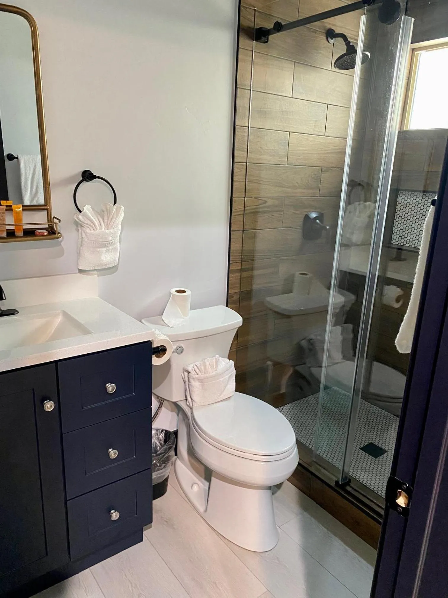 Bathroom in Balboa Park Hotel in Downtown Little Italy