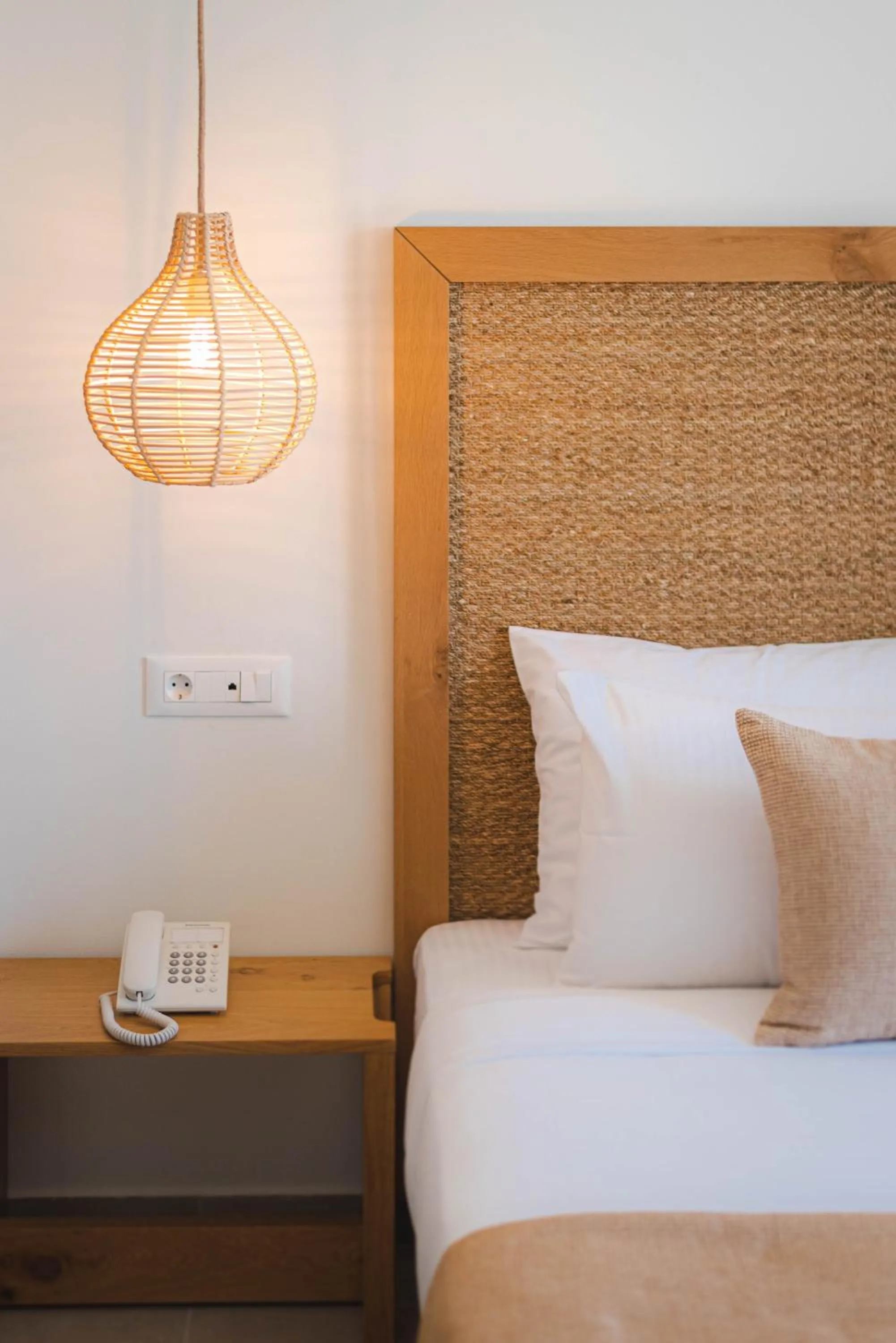 Bed in Absolute Kiotari Resort