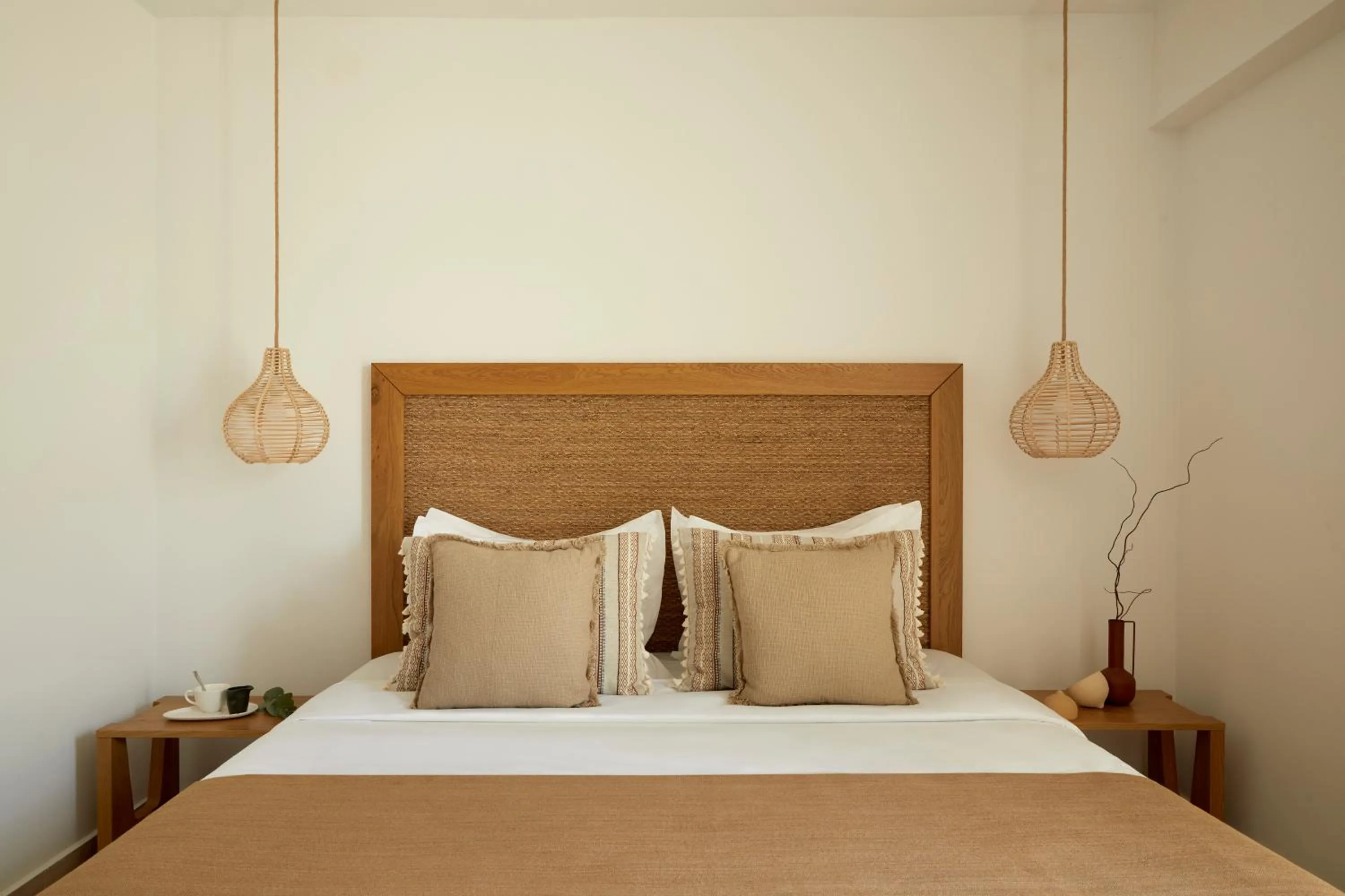 Bed in Absolute Kiotari Resort