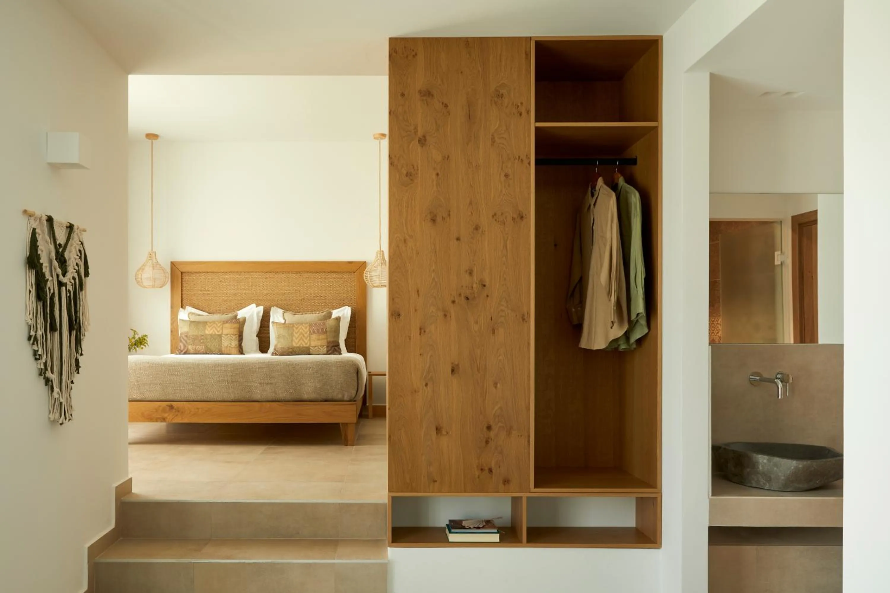 Bed in Absolute Kiotari Resort