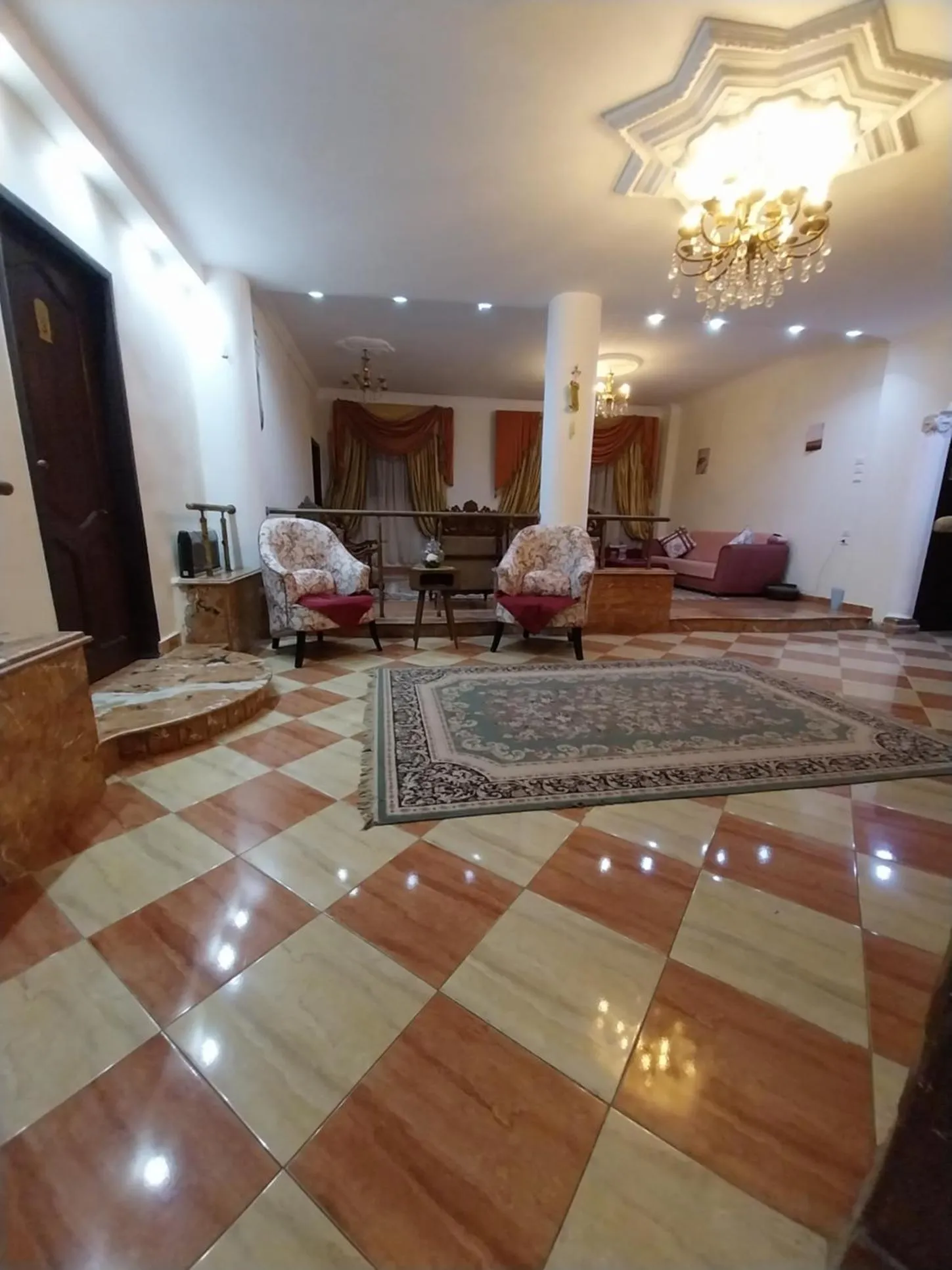 Living room in Eagles Pyramids View