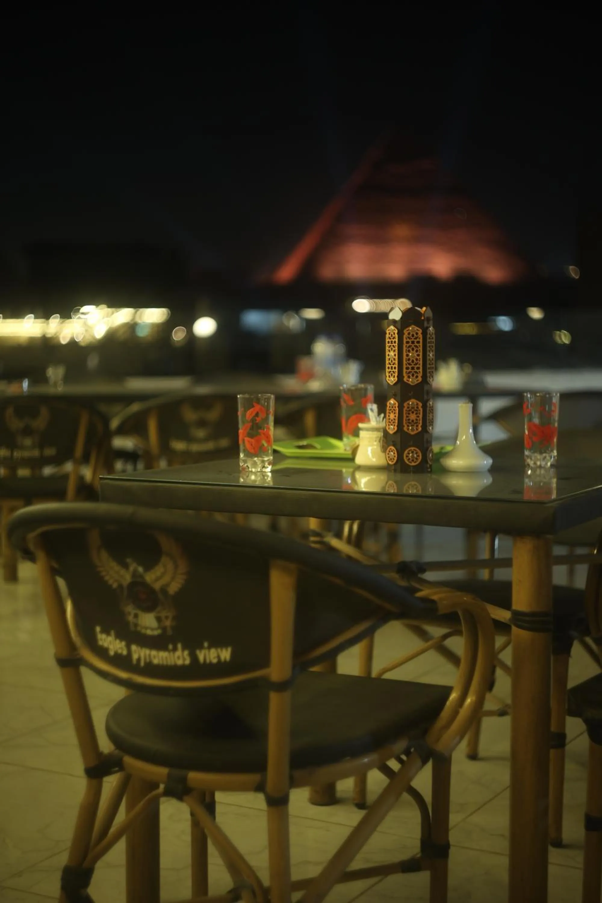 Night in Eagles Pyramids View