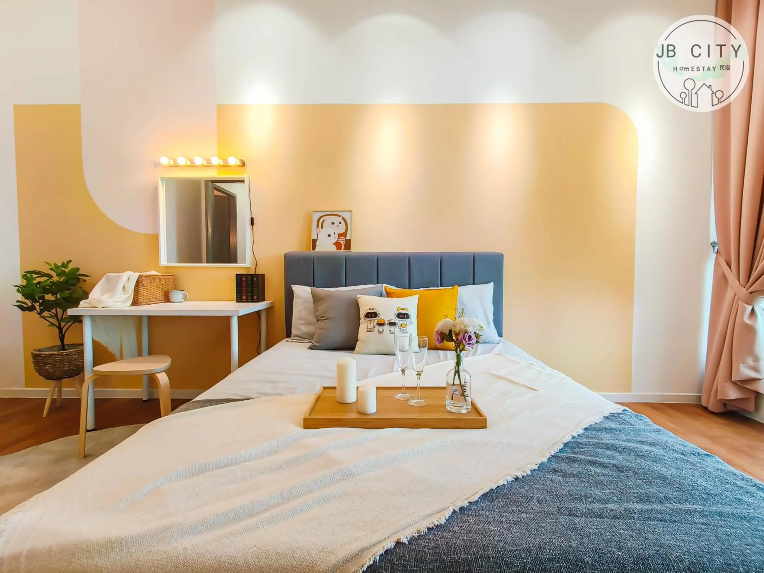 Bed in Paradigm Residence by RR JBcity