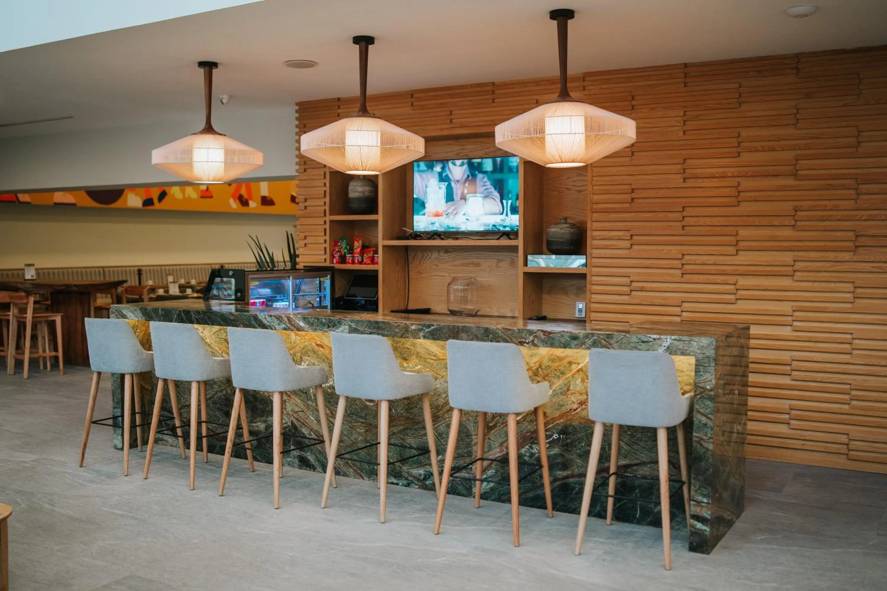 Communal lounge/ TV room in Gran Hotel Concordia Irapuato