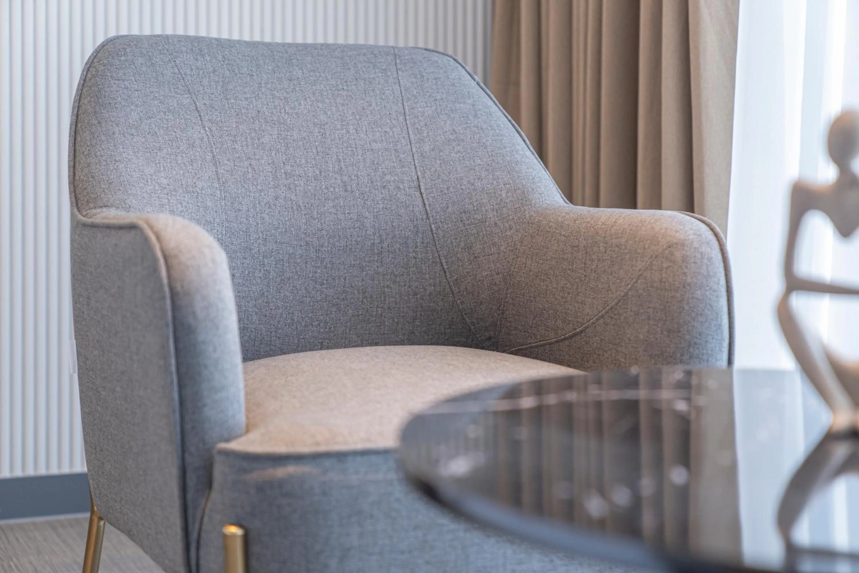 Seating area in Brown Dot Siheung Geobuksum