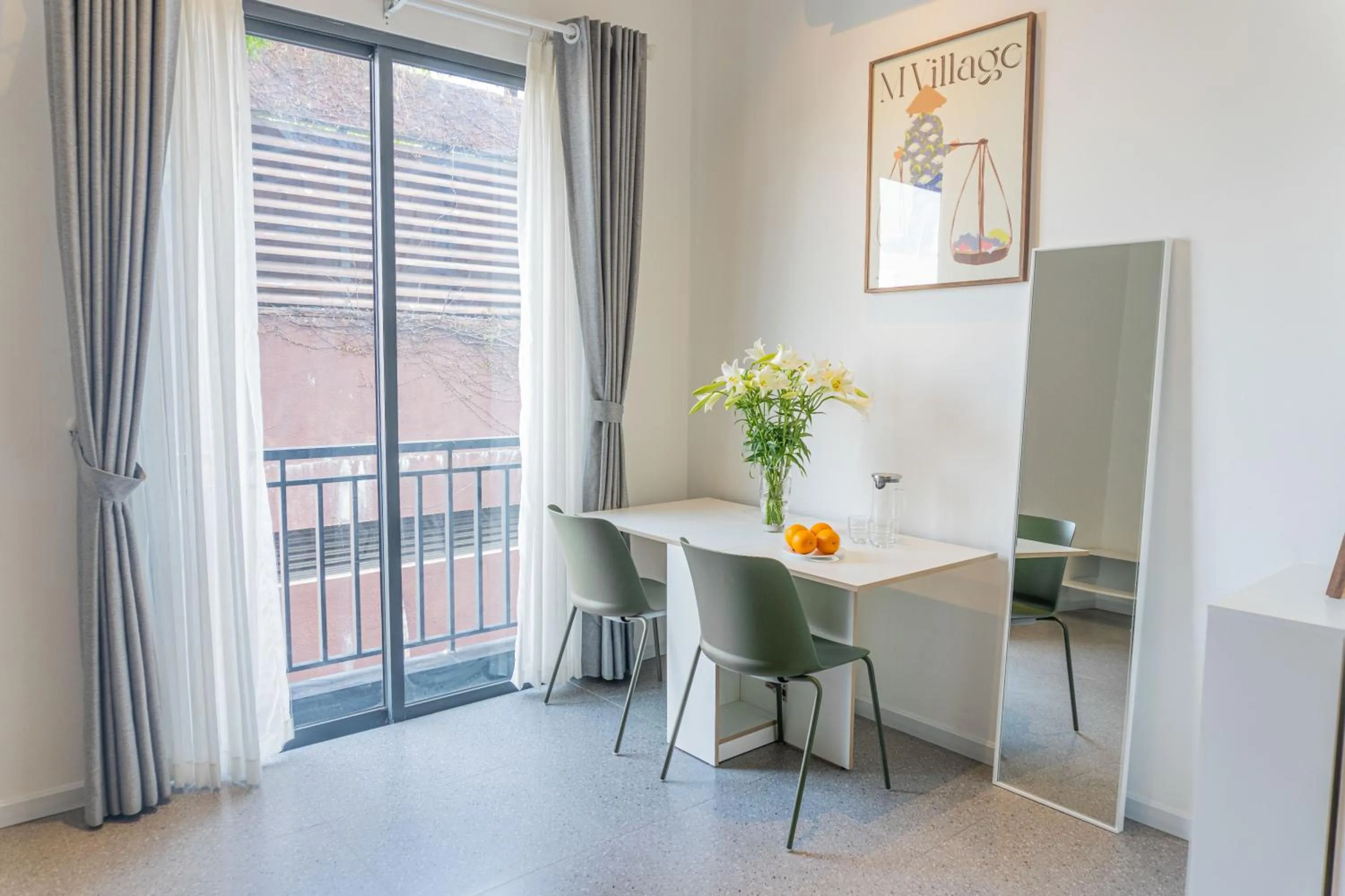 Seating area in M Village Living Lê Văn Sỹ