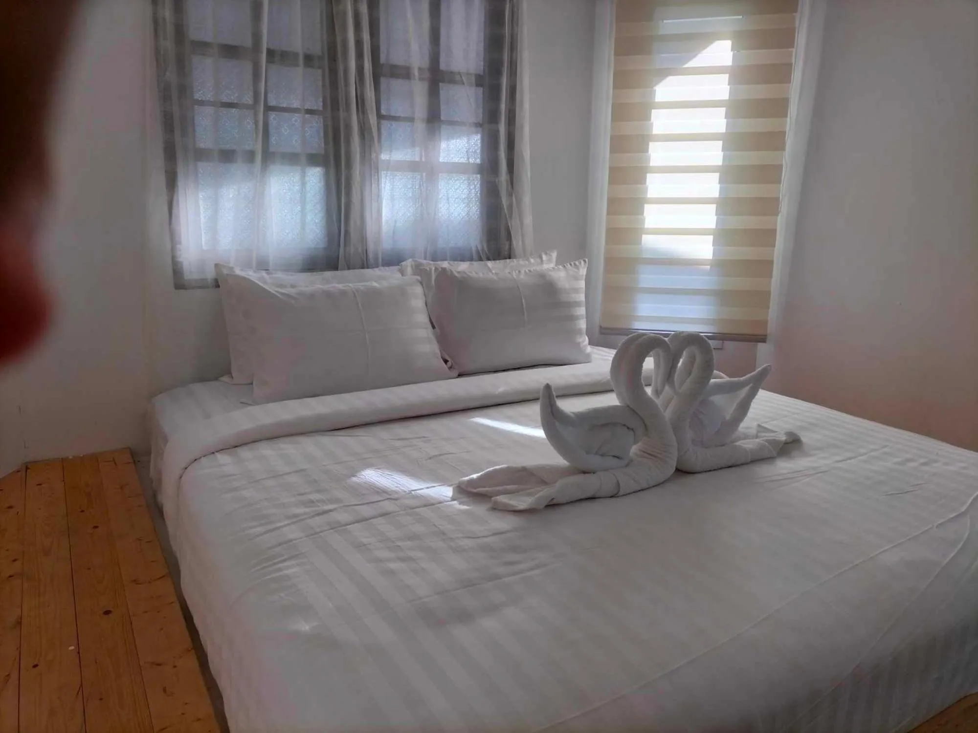 Bed in White house bailan resort