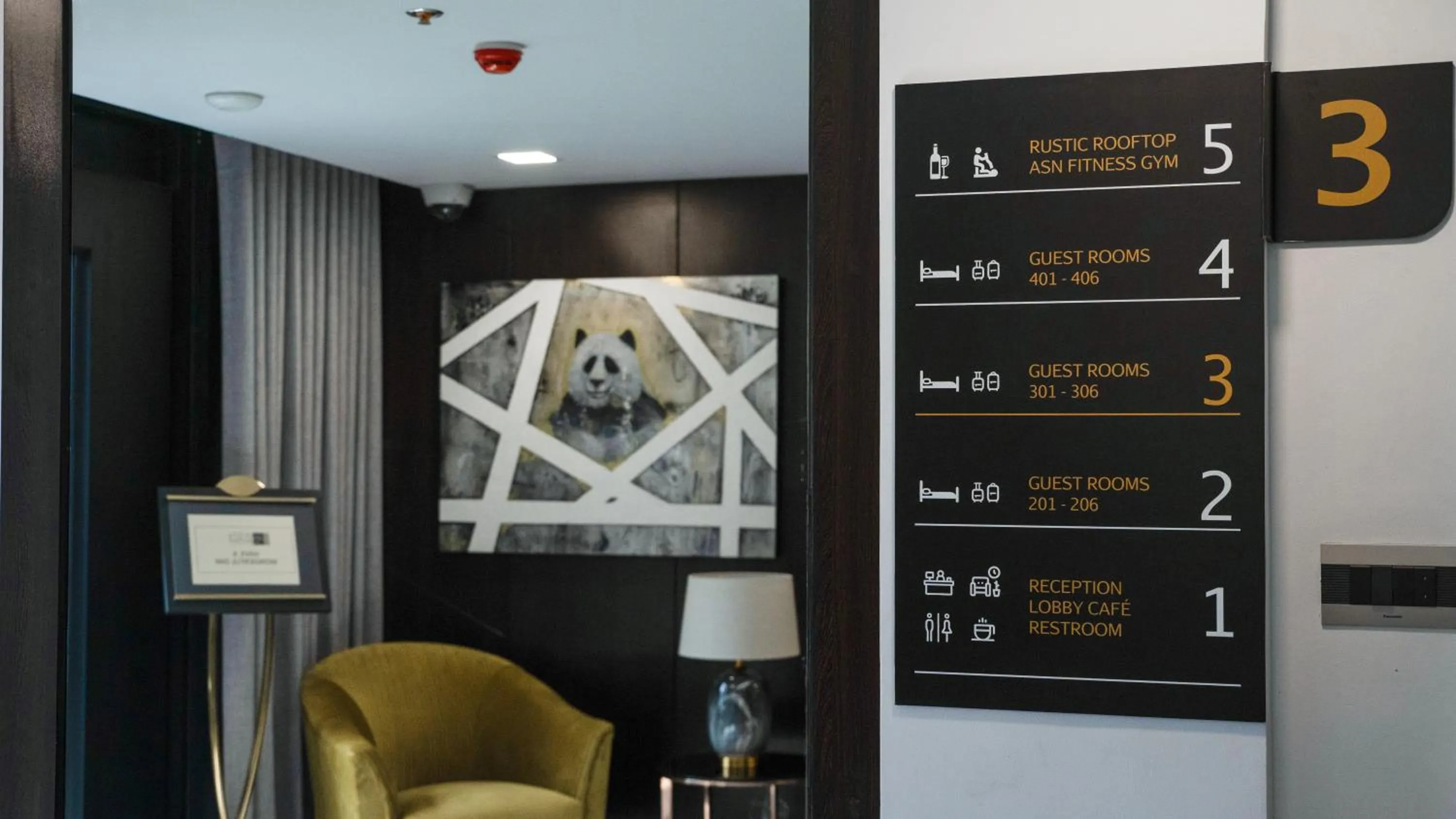 Seating area in ASN Boutique Residence