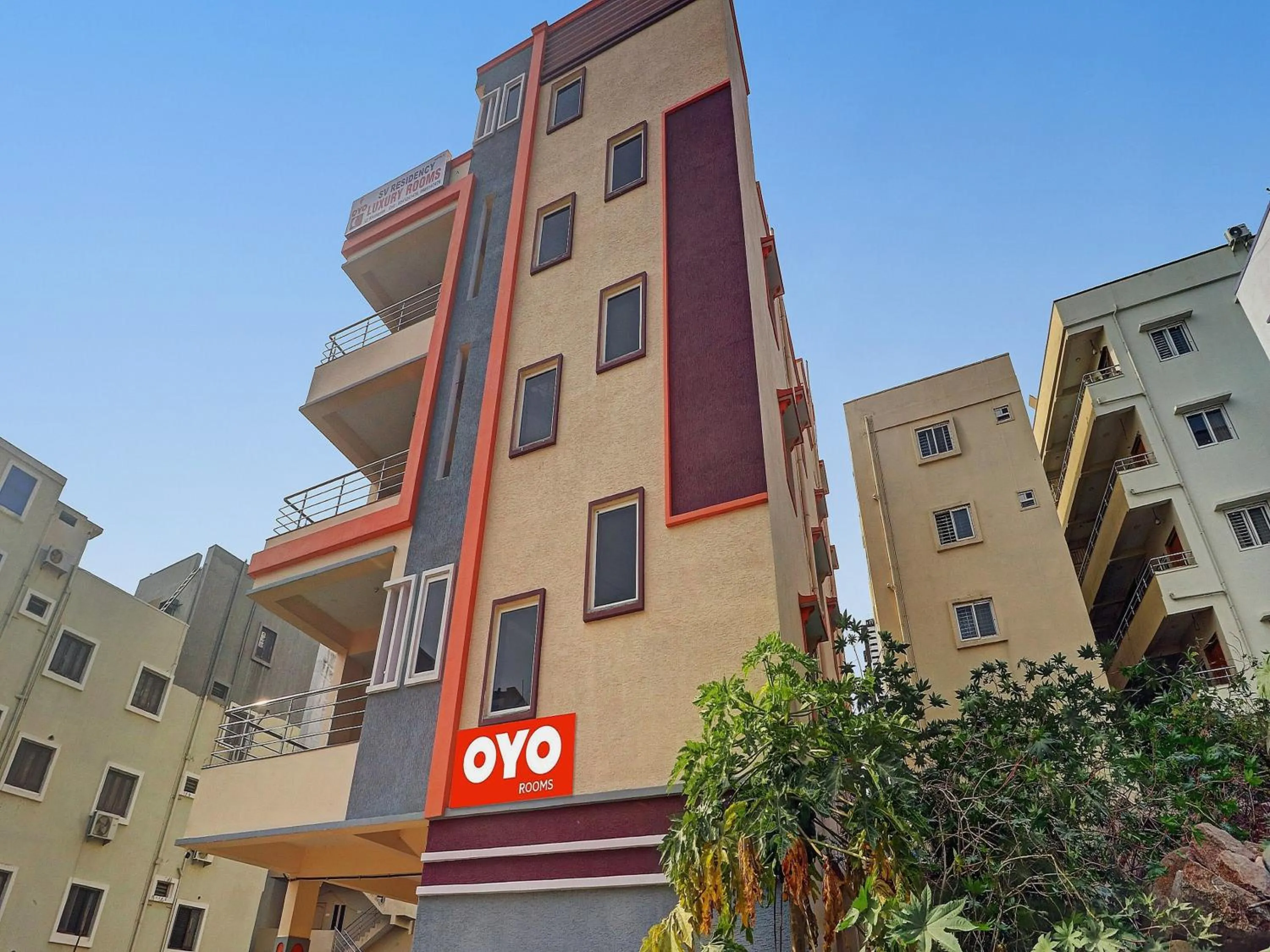 Facade/entrance in Hotel O S V Residency Kajaguda Near Gachibowli