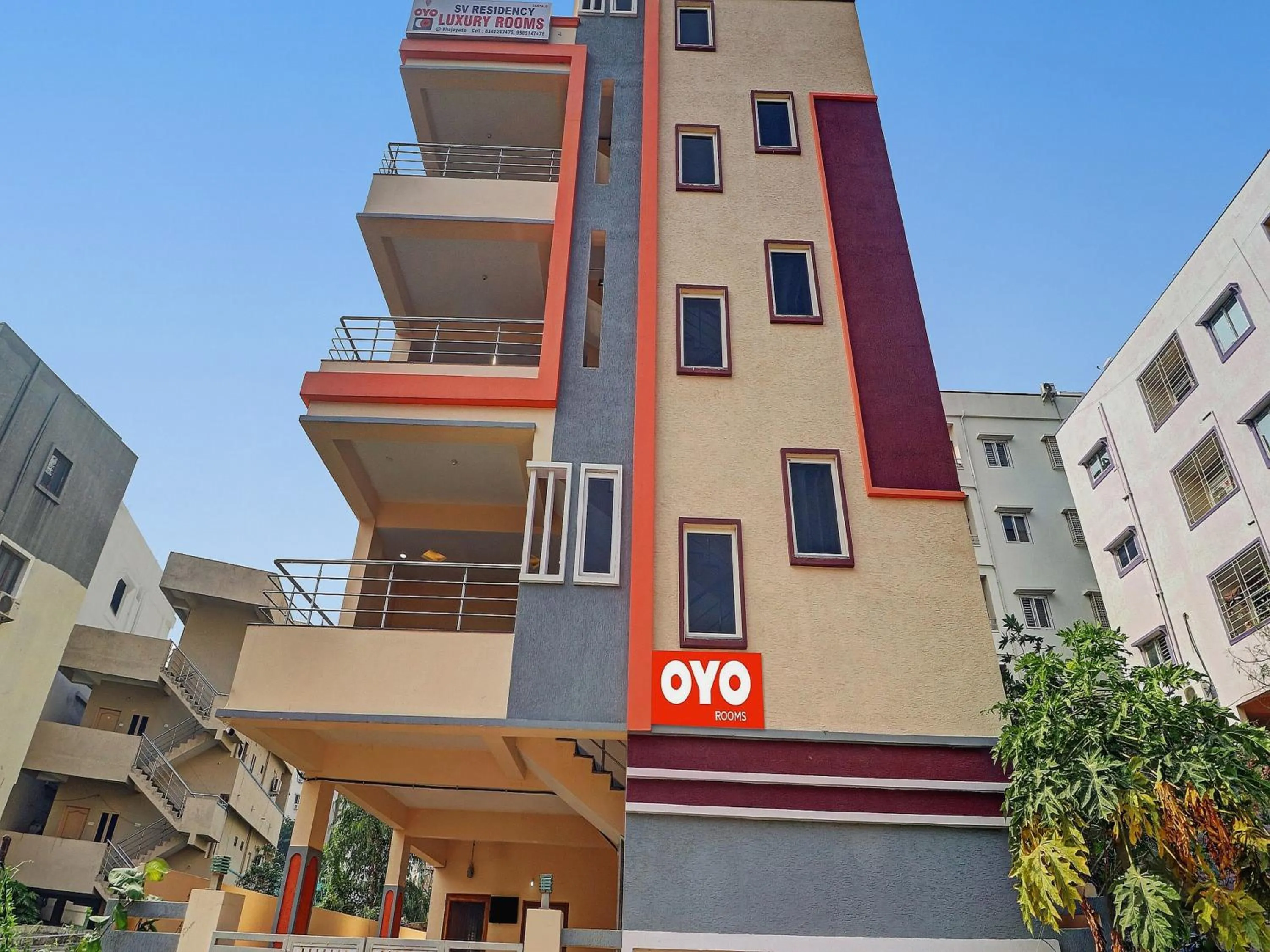 Facade/entrance in Hotel O S V Residency Kajaguda Near Gachibowli