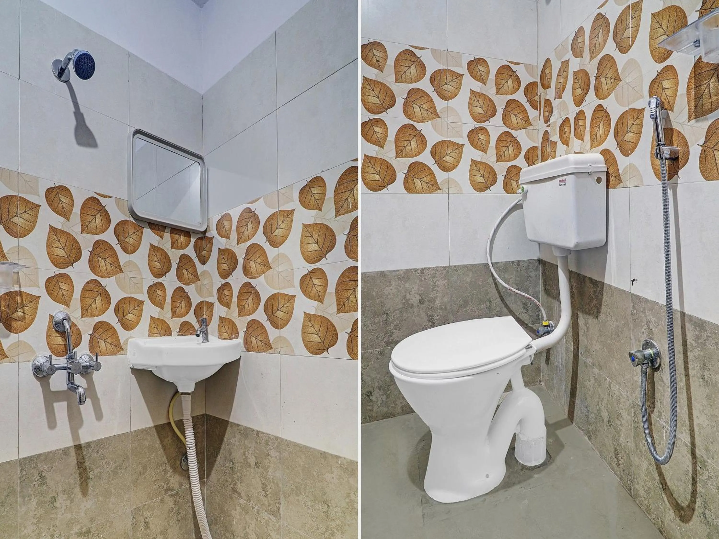 Bathroom in Hotel O S V Residency Kajaguda Near Gachibowli
