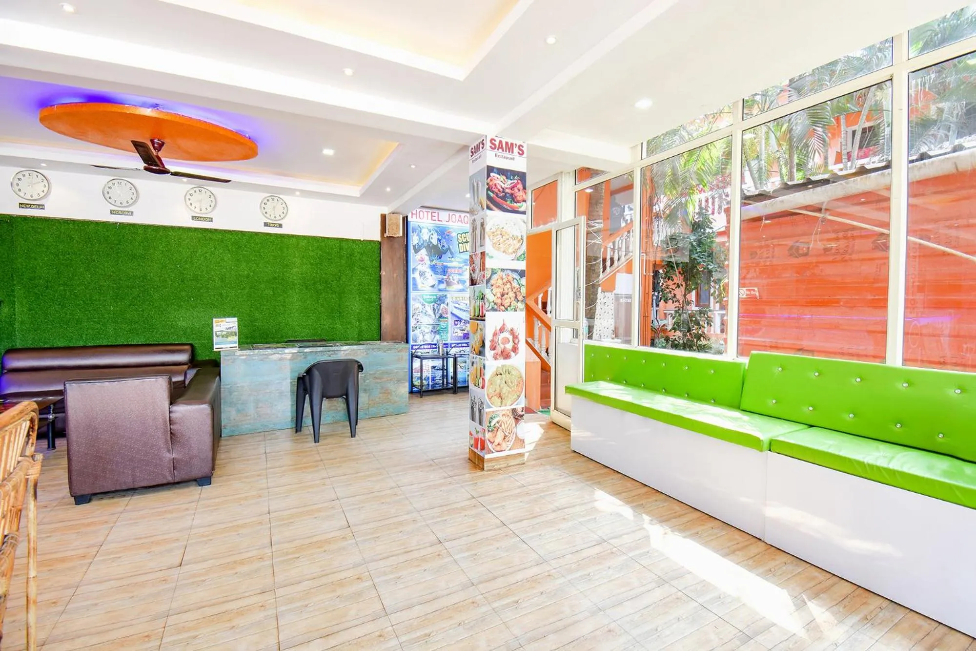 Seating area in Via Shanel Beachside Resort - Tito's lane, Baga Beach