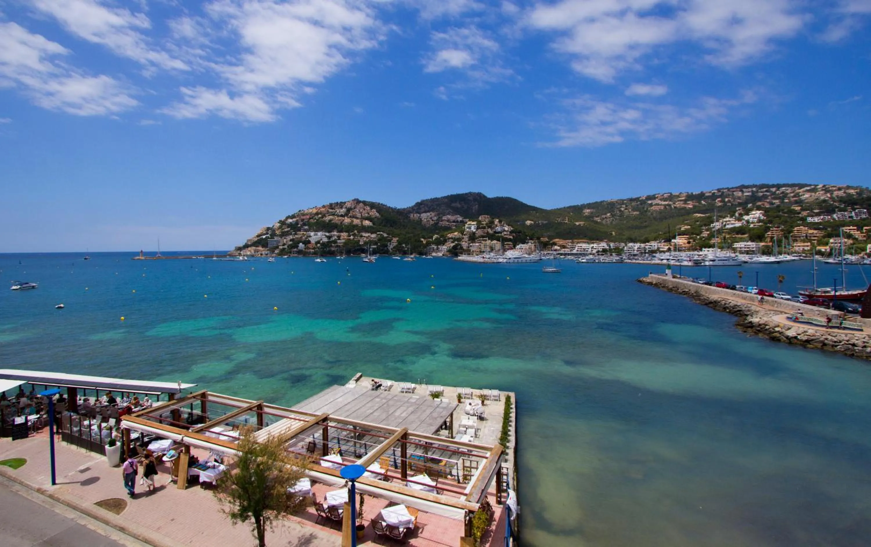 Bird's eye view in Hotel Brismar