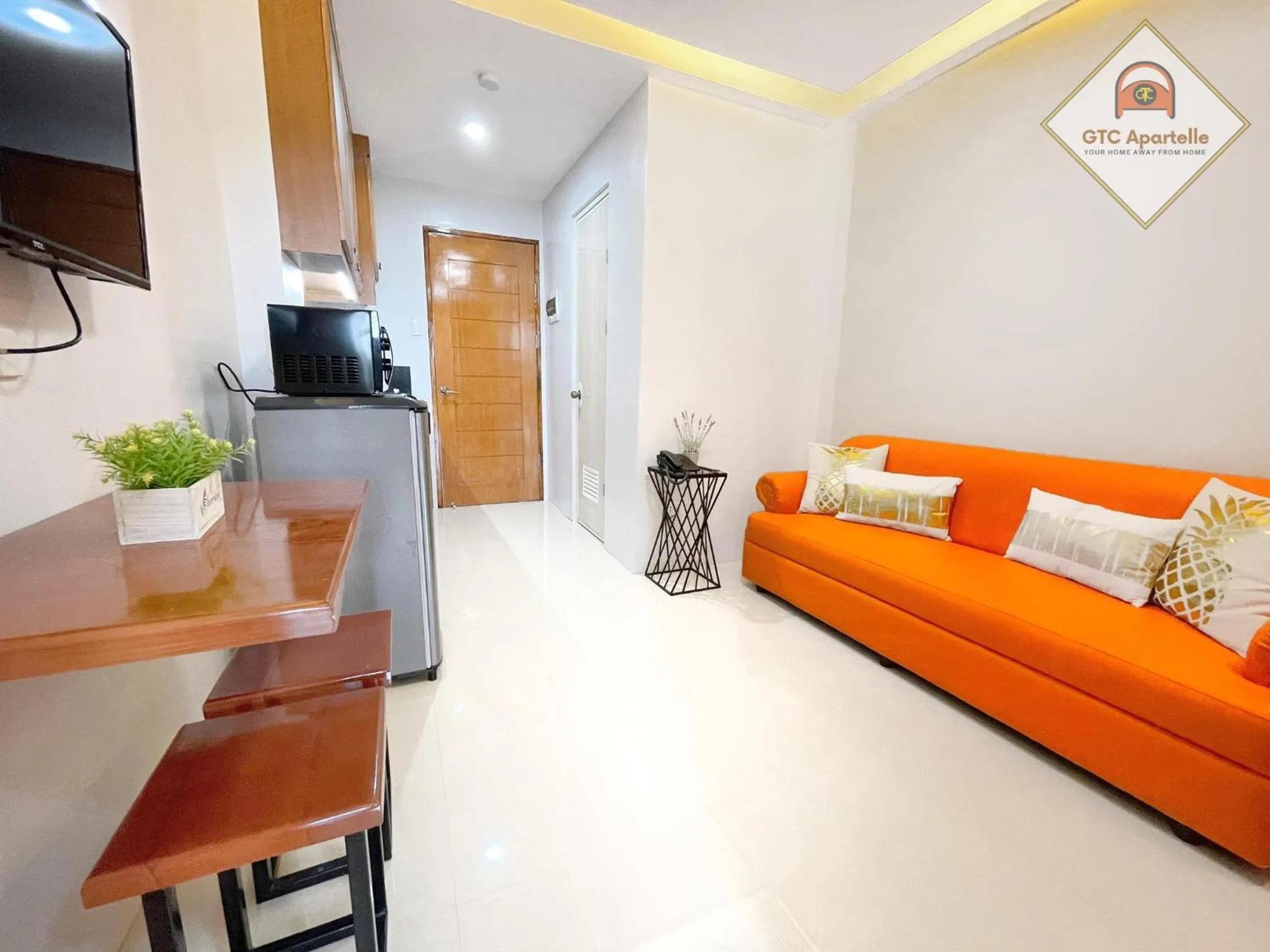 Living room in GTC Apartelle - Tacloban