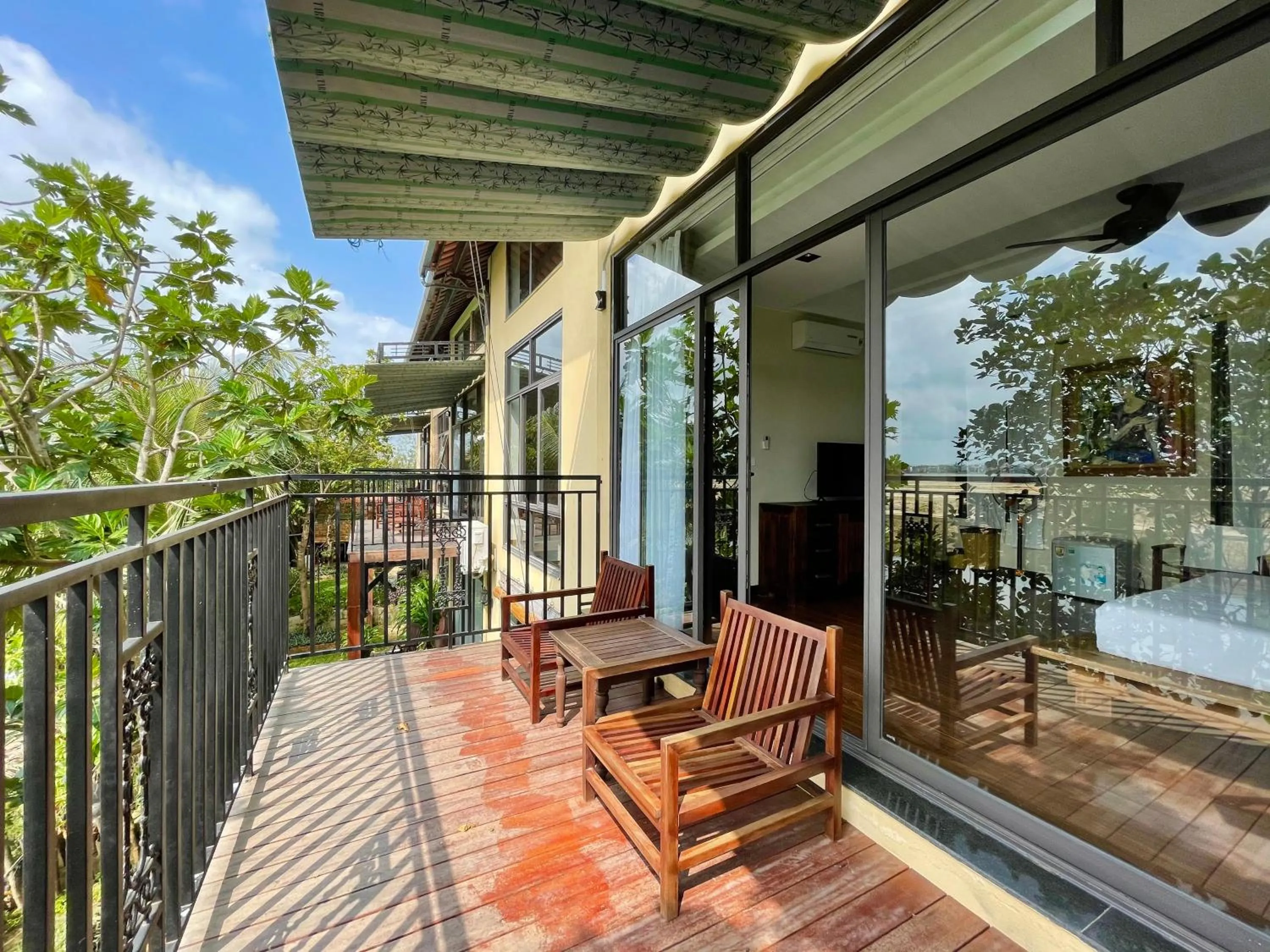 Balcony/Terrace in Nghê Riverside Villa Hoi An