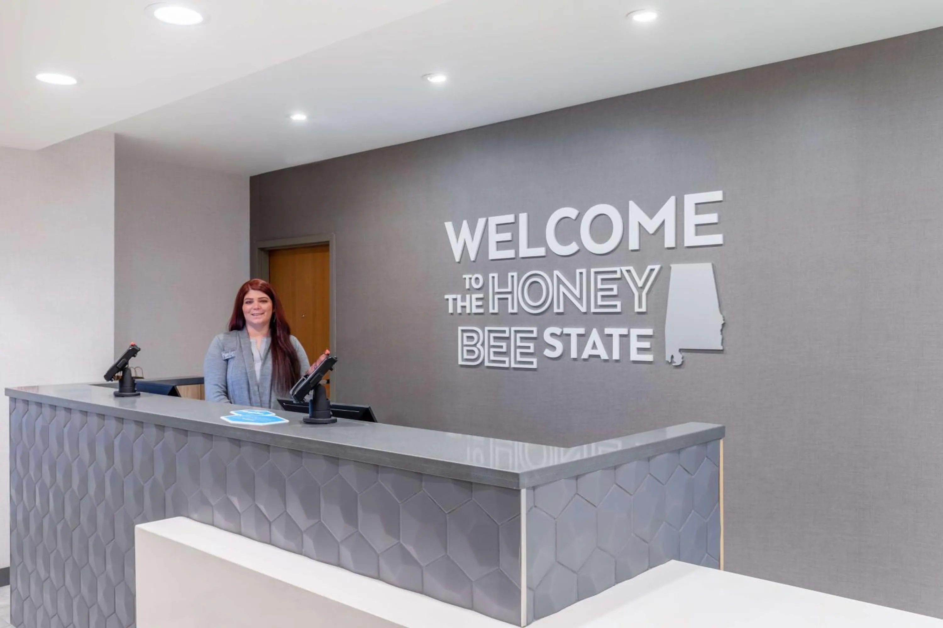 Lobby or reception in Hampton Inn Albertville, Al