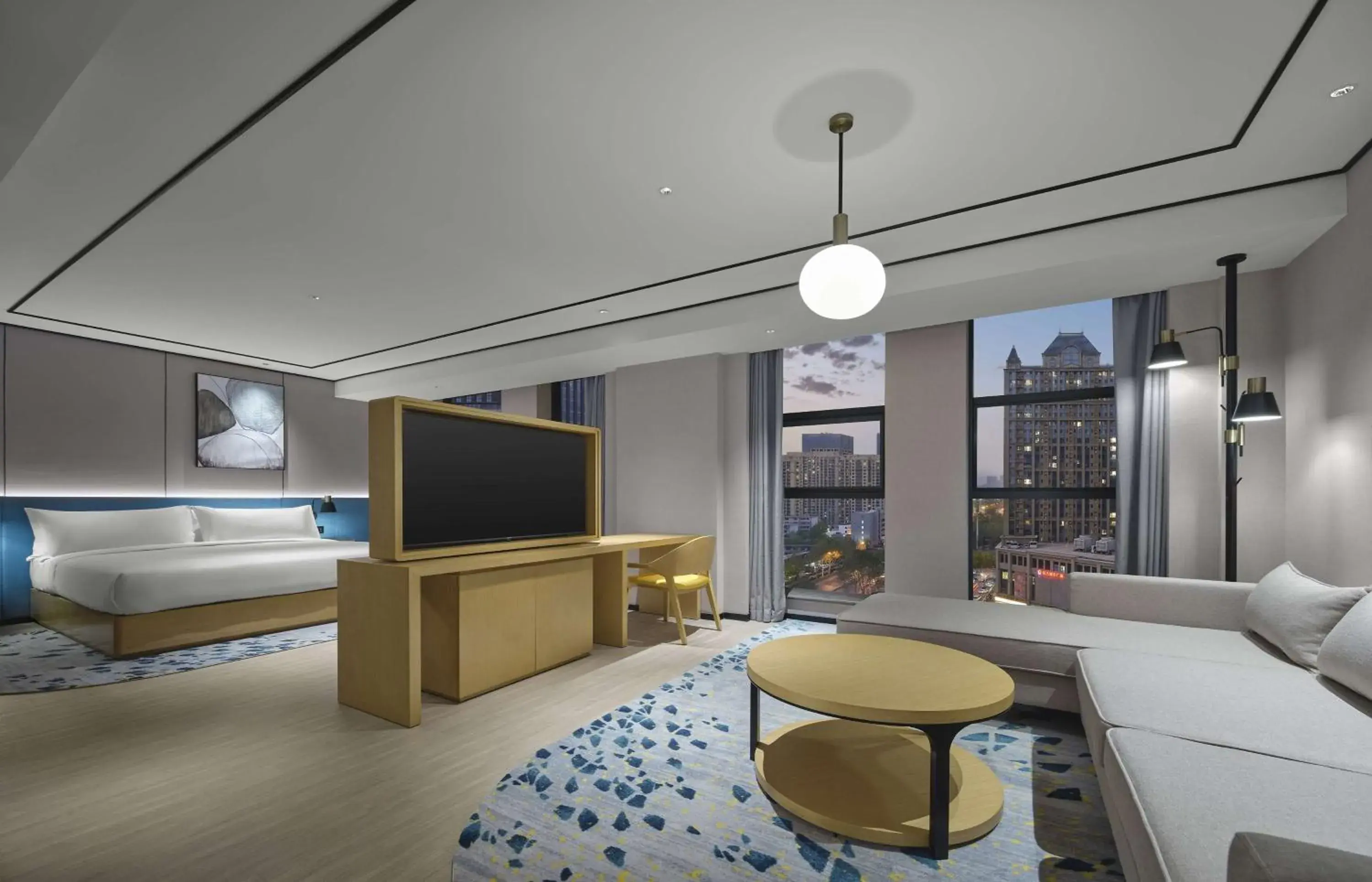 Family King Room in Hilton Garden Inn Xingtai Xiangdu District Family King Room in Hilton Garden Inn Xingtai Xiangdu District