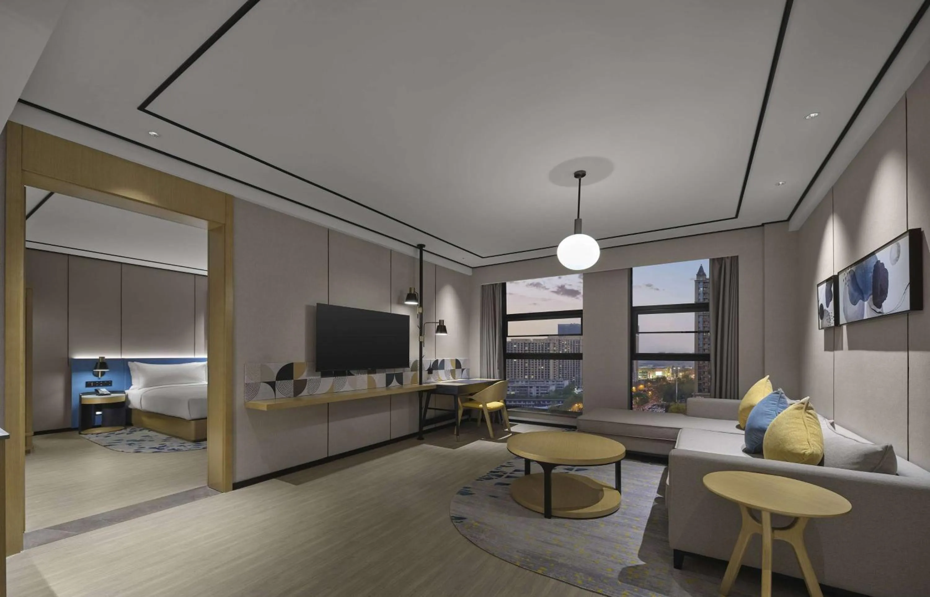 Living room in Hilton Garden Inn Xingtai Xiangdu District