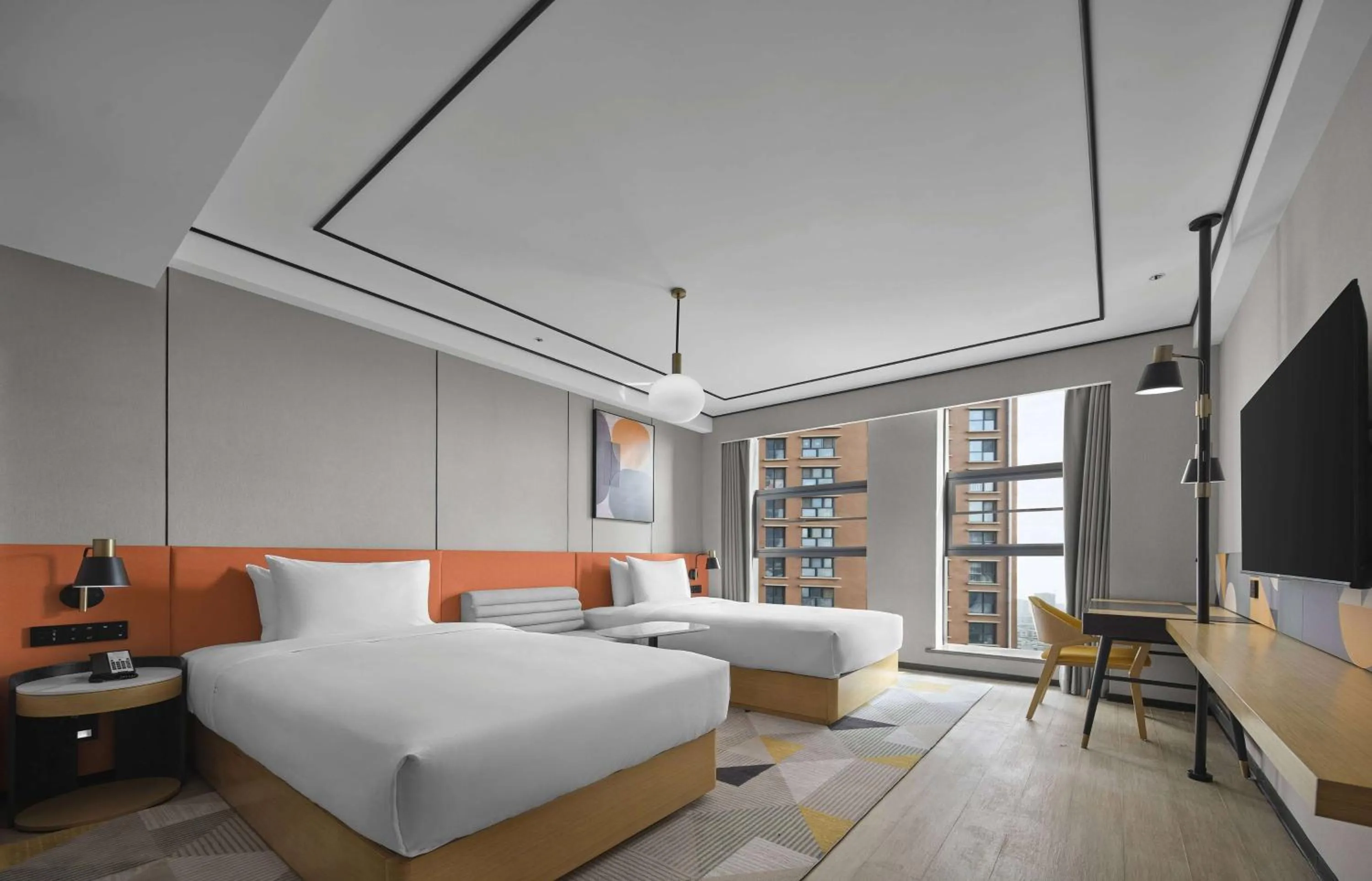 Bed in Hilton Garden Inn Xingtai Xiangdu District